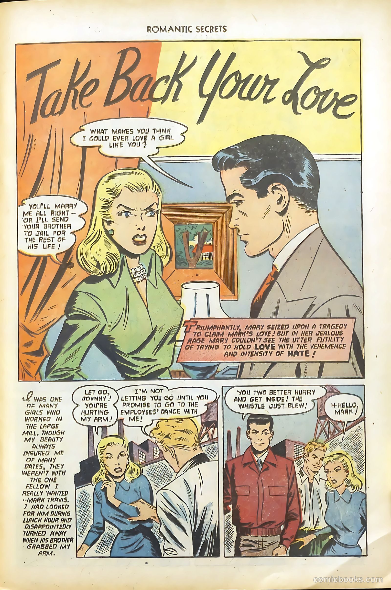 Romantic Secrets #31 (1952) — page 27 of 36