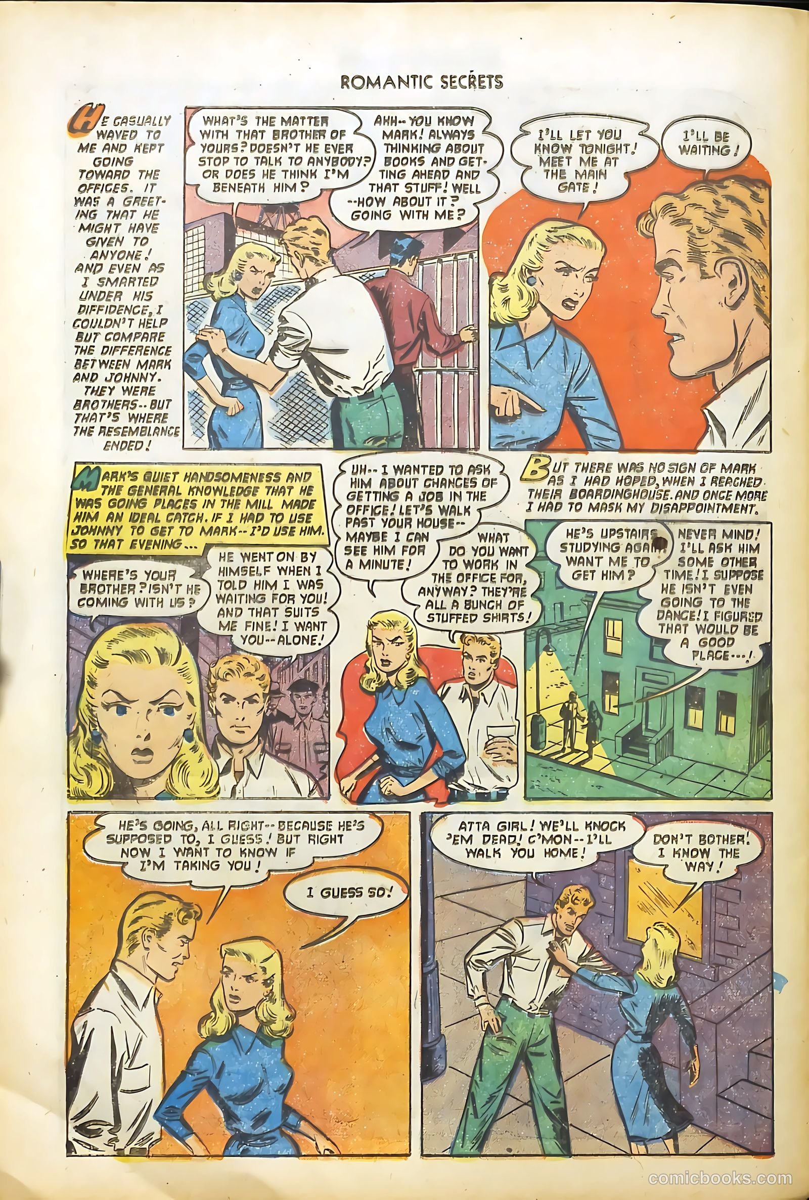 Romantic Secrets #31 (1952) — page 28 of 36