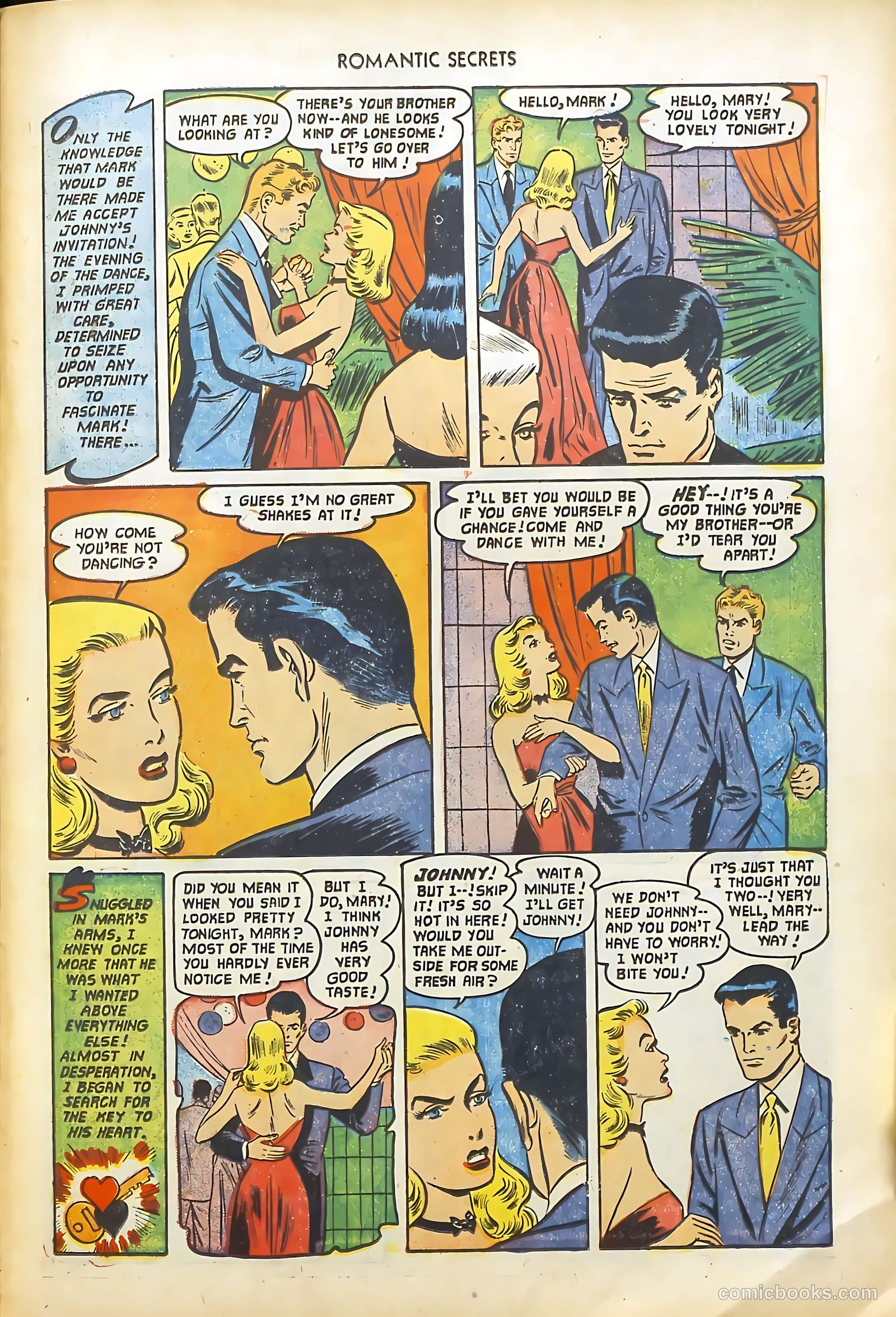 Romantic Secrets #31 (1952) — page 29 of 36