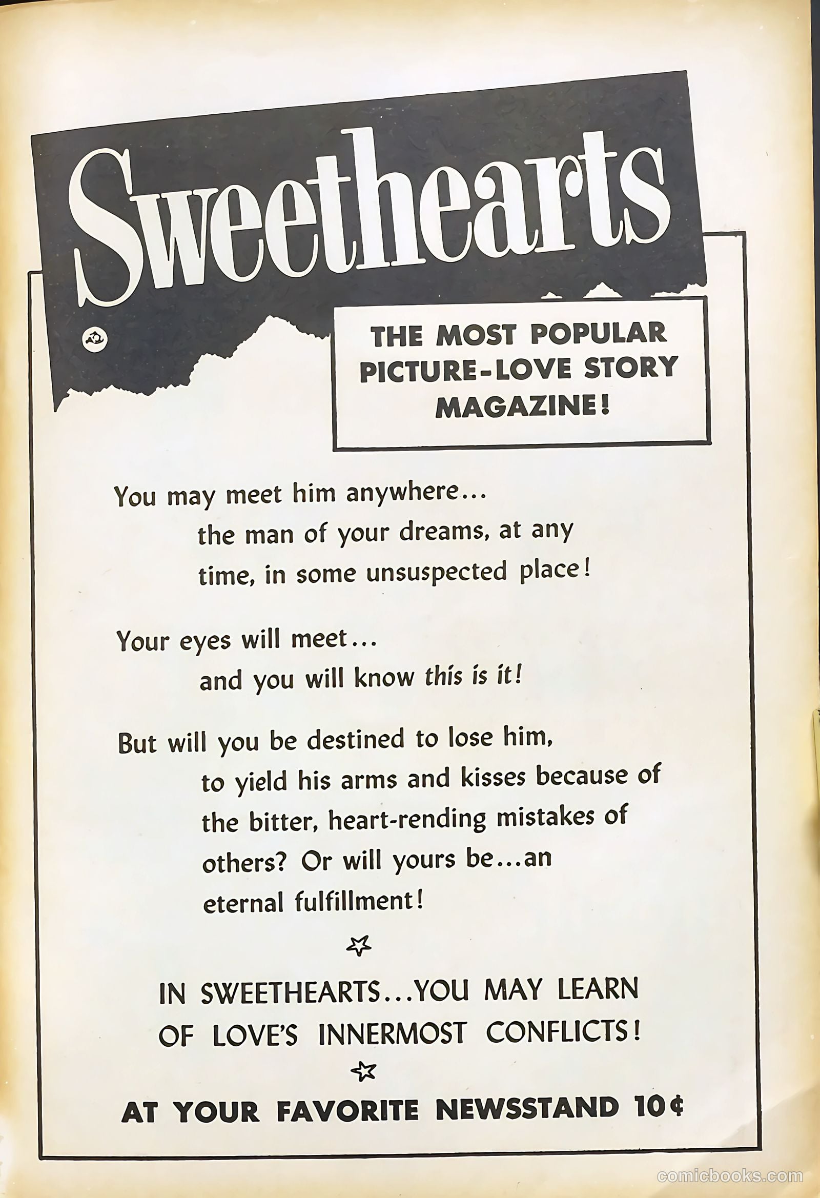 Romantic Secrets #31 (1952) — page 35 of 36