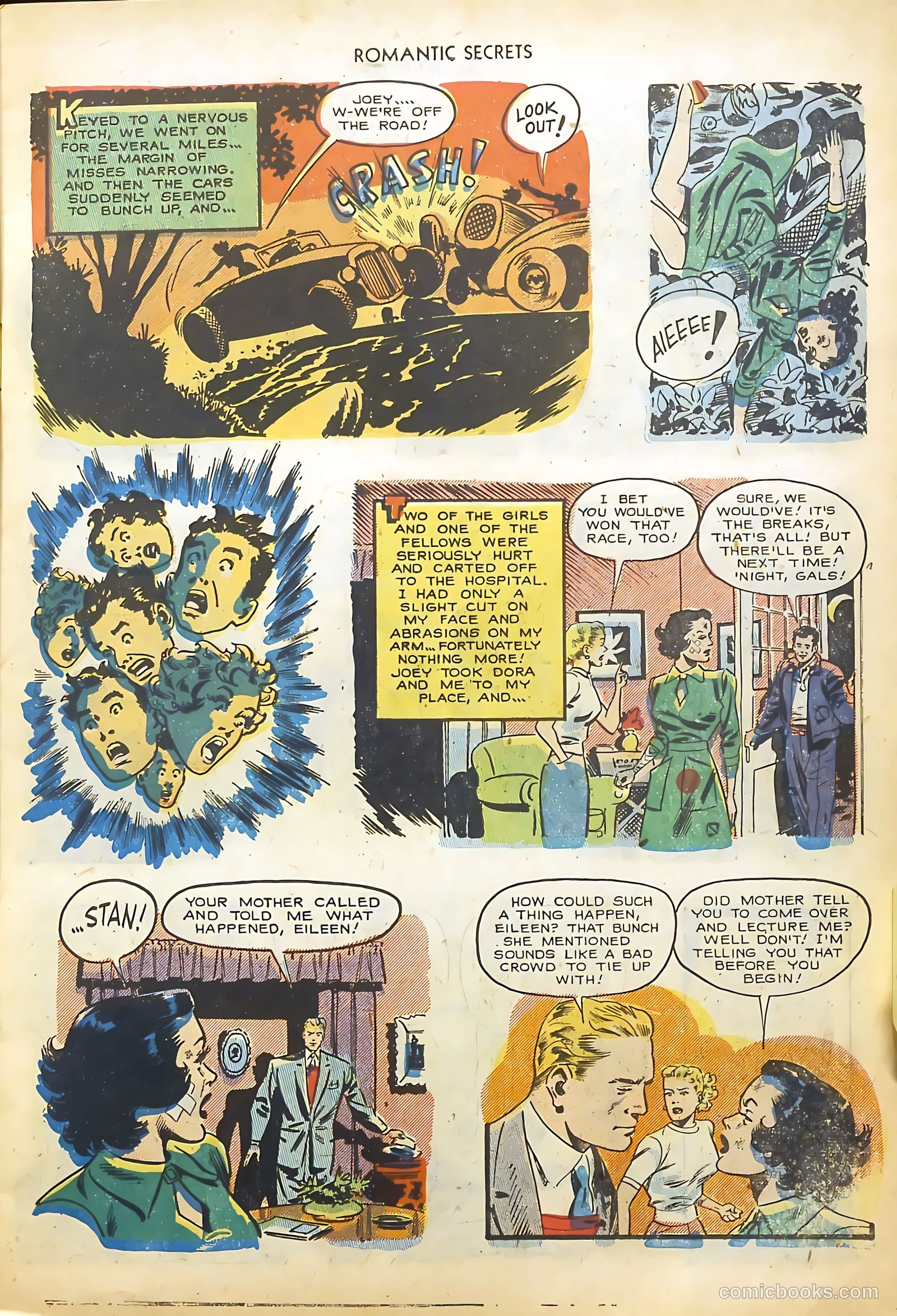 Romantic Secrets #32 (1952) — page 7 of 36