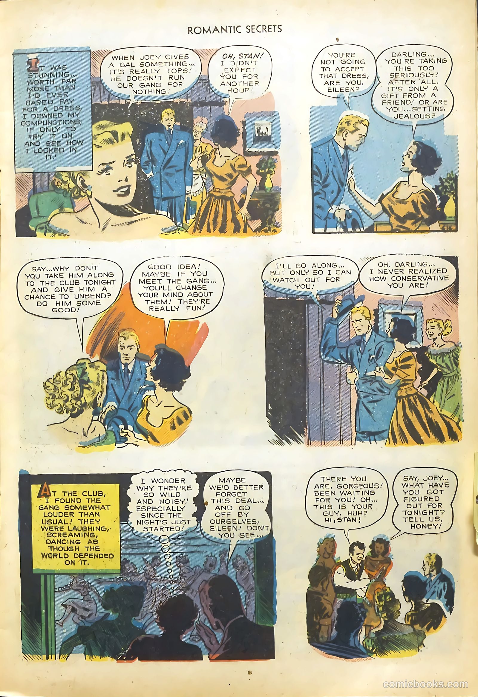 Romantic Secrets #32 (1952) — page 9 of 36