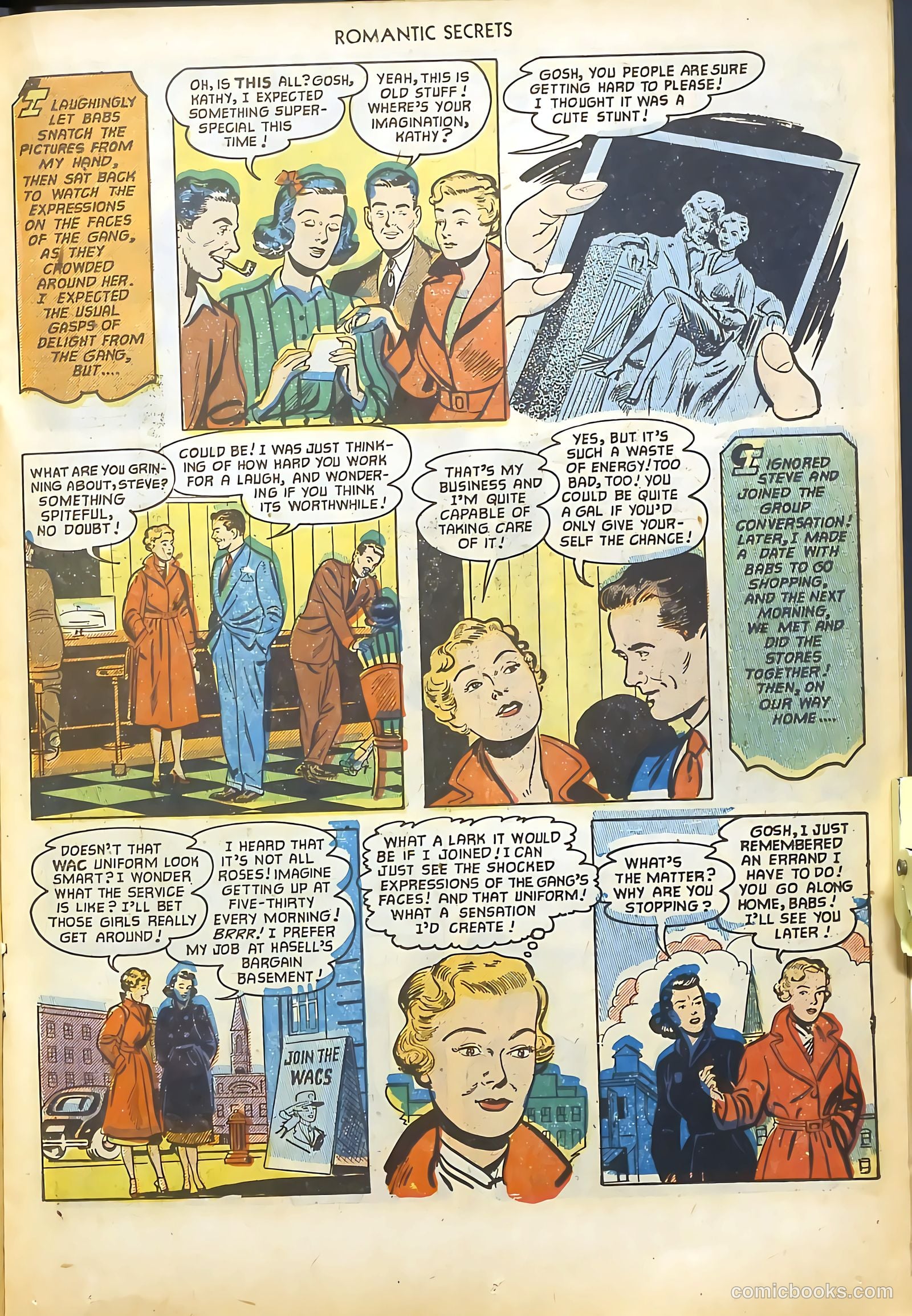 Romantic Secrets #32 (1952) — page 15 of 36