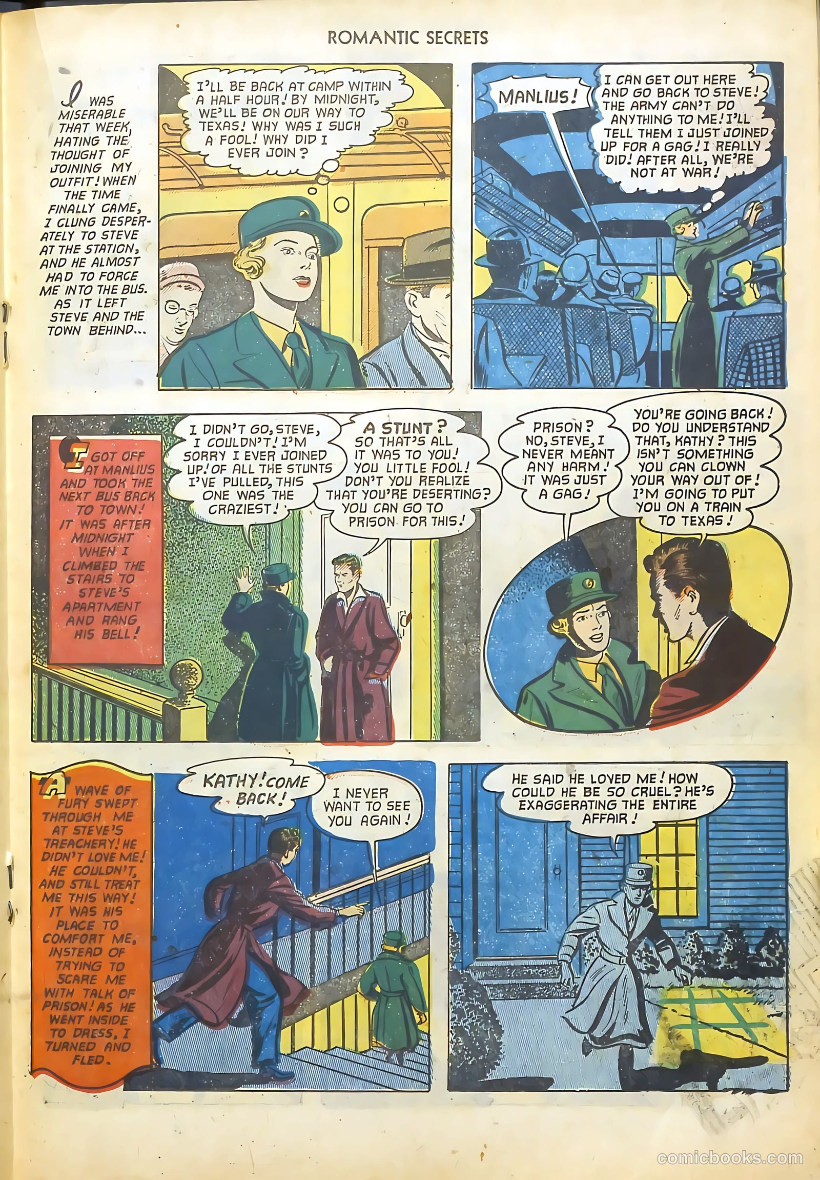 Romantic Secrets #32 (1952) — page 19 of 36