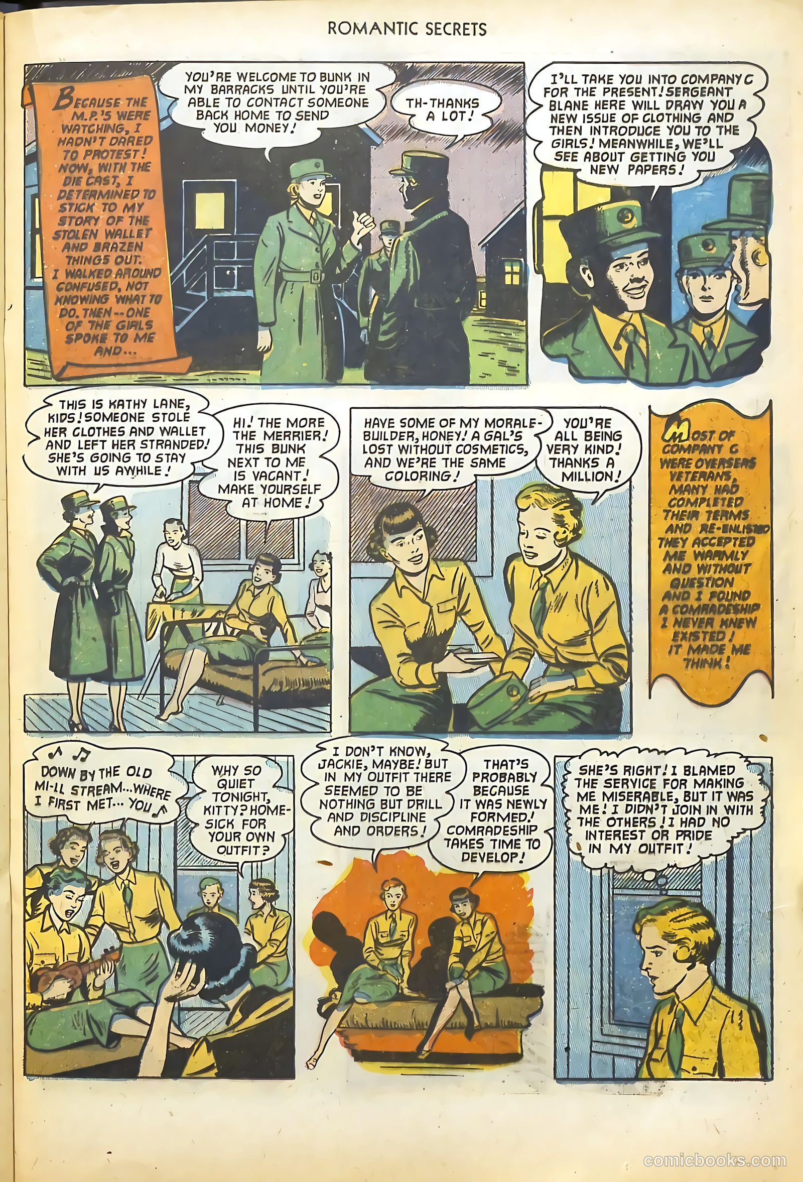 Romantic Secrets #32 (1952) — page 21 of 36