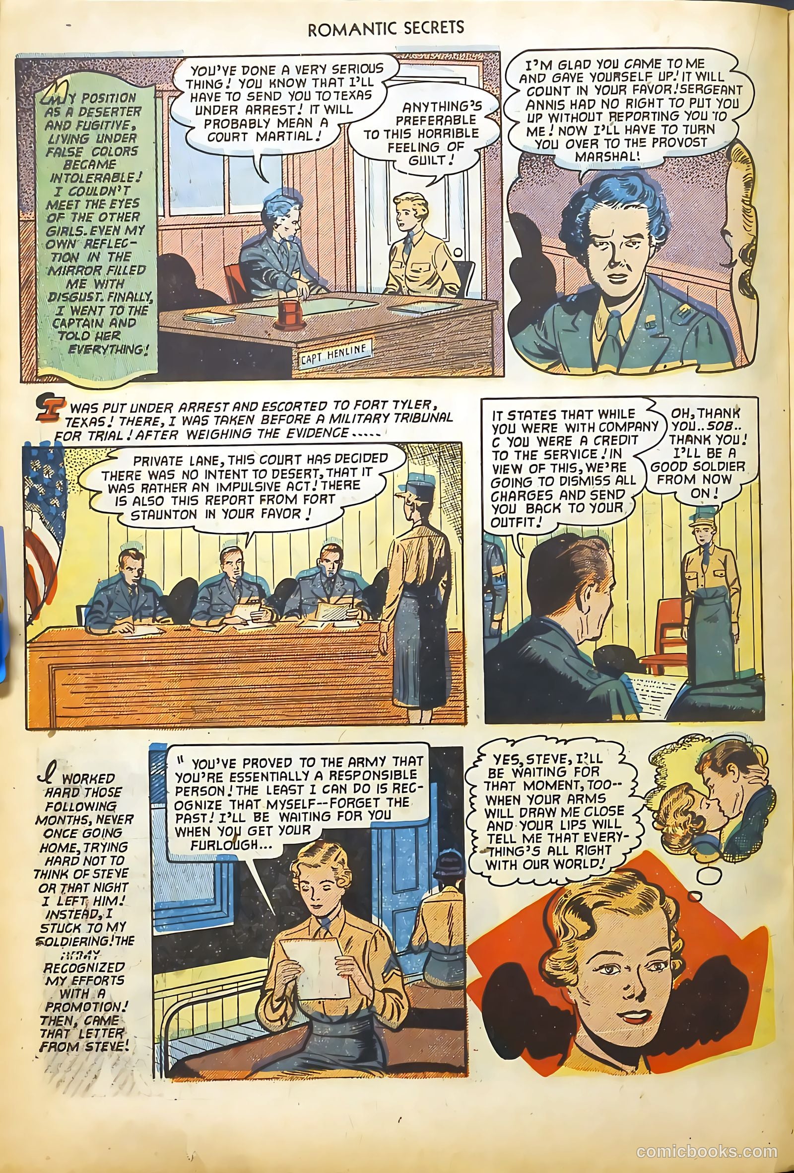 Romantic Secrets #32 (1952) — page 22 of 36