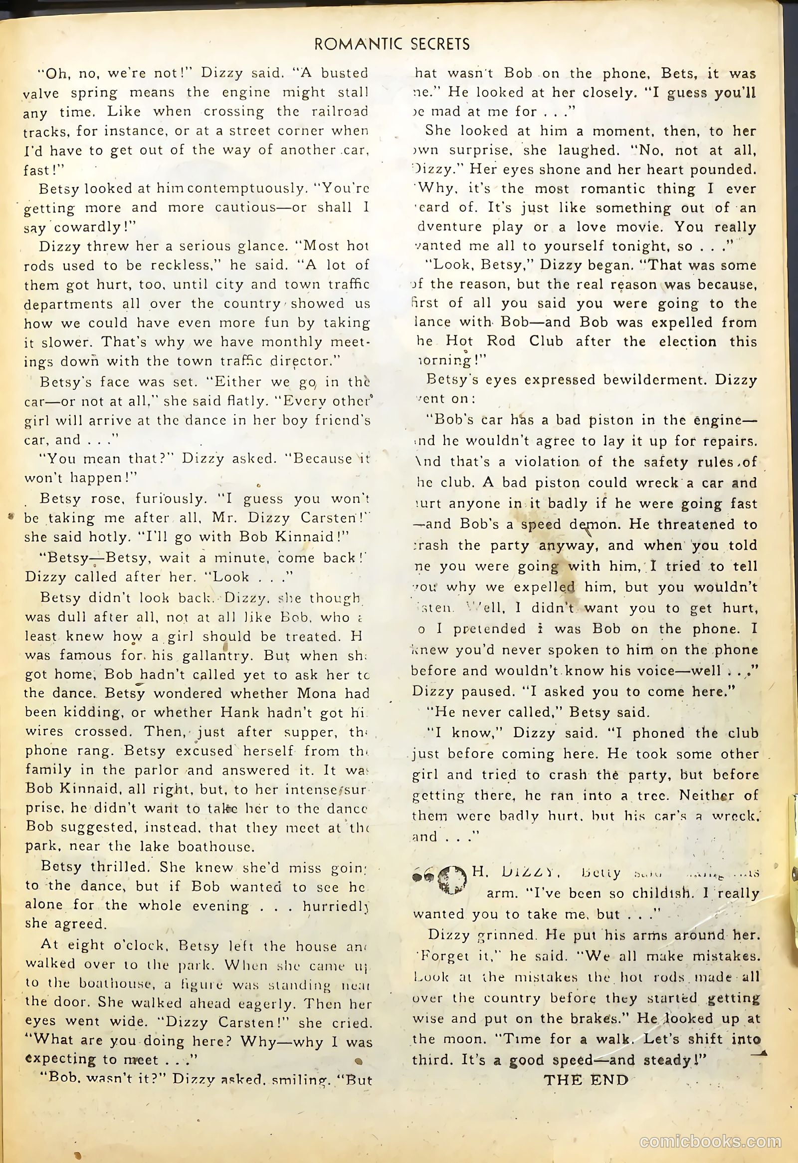 Romantic Secrets #32 (1952) — page 25 of 36