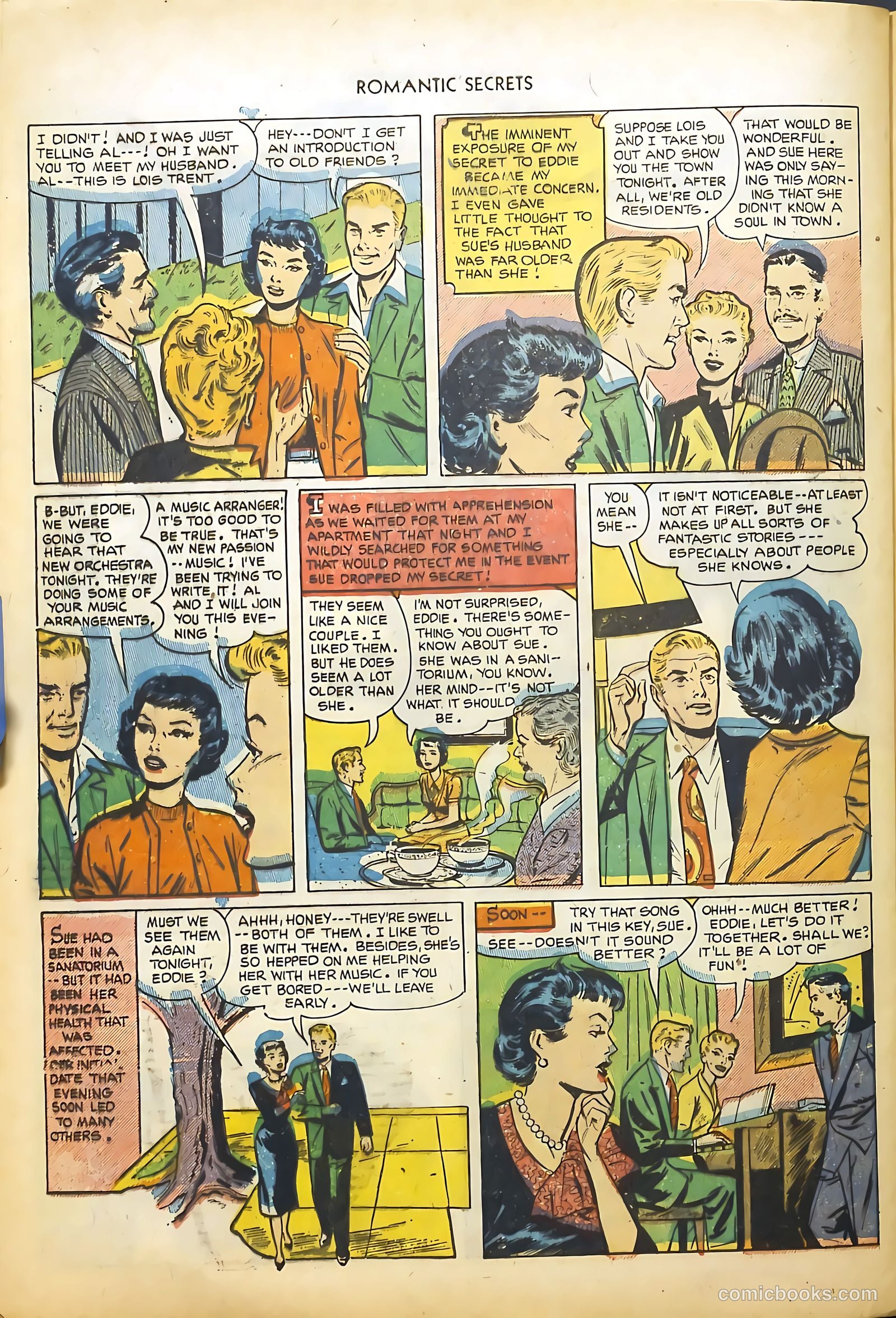 Romantic Secrets #32 (1952) — page 28 of 36