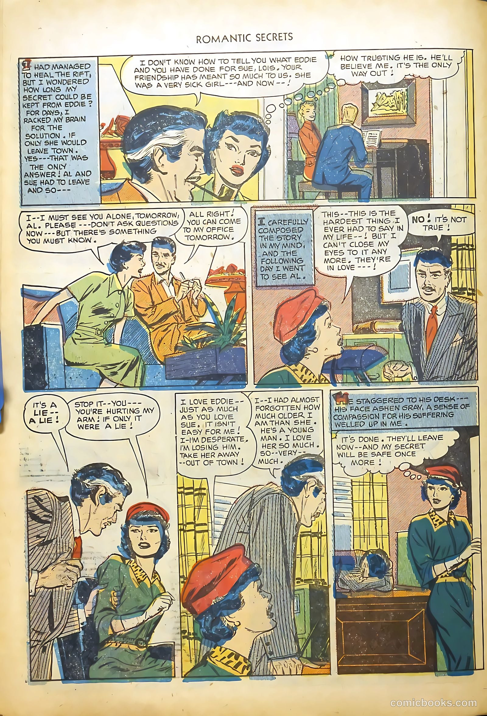 Romantic Secrets #32 (1952) — page 30 of 36