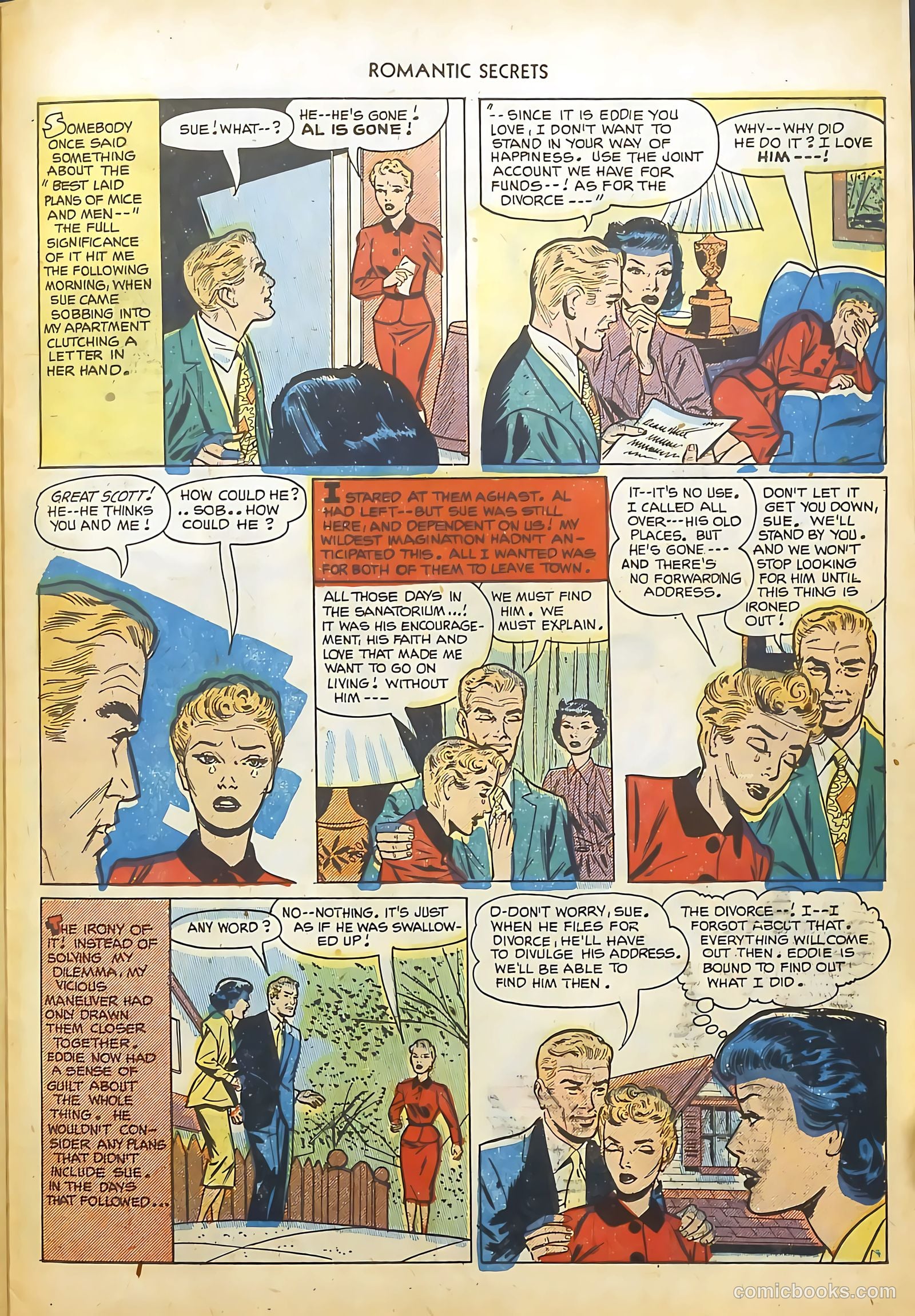 Romantic Secrets #32 (1952) — page 31 of 36