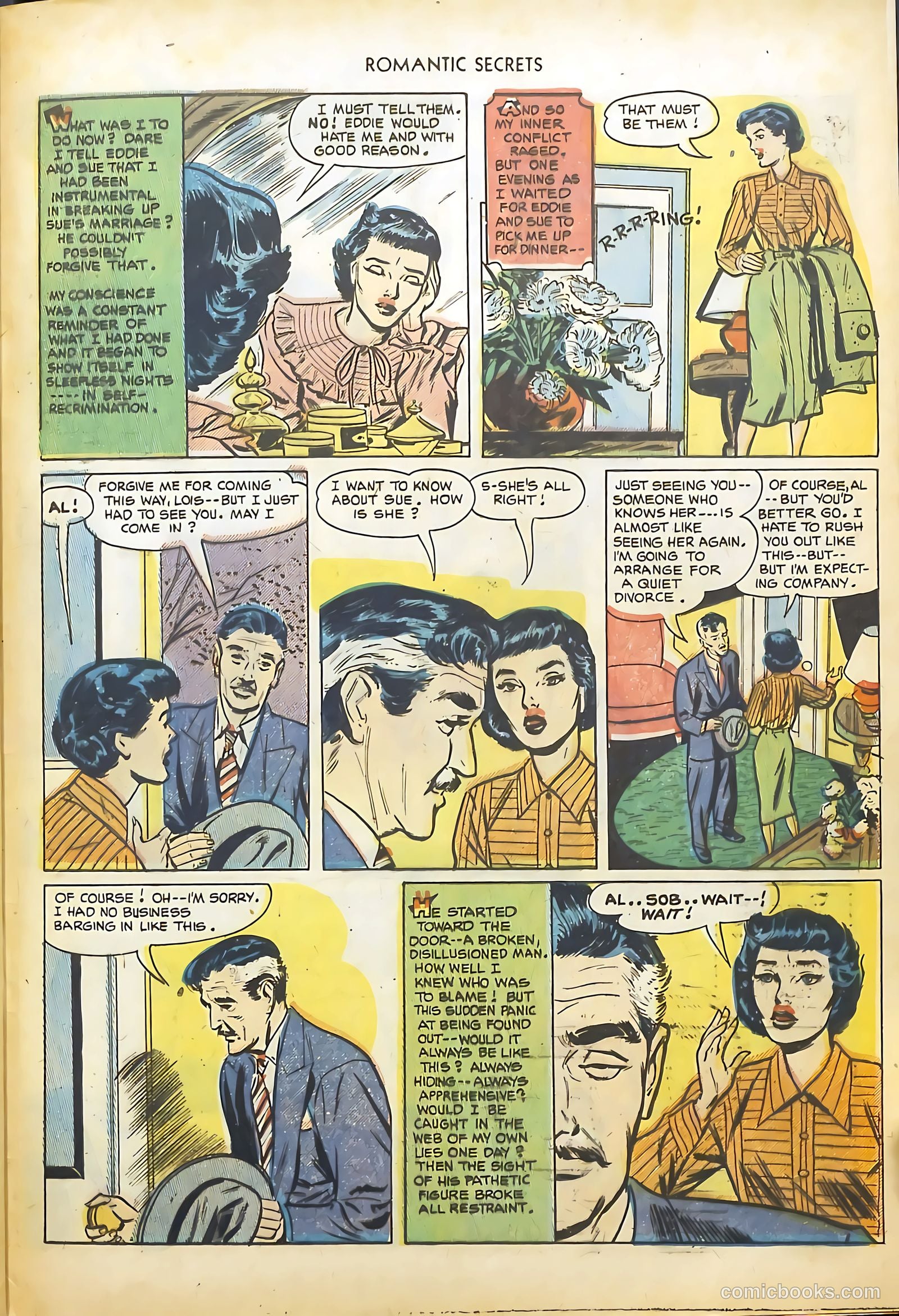 Romantic Secrets #32 (1952) — page 33 of 36