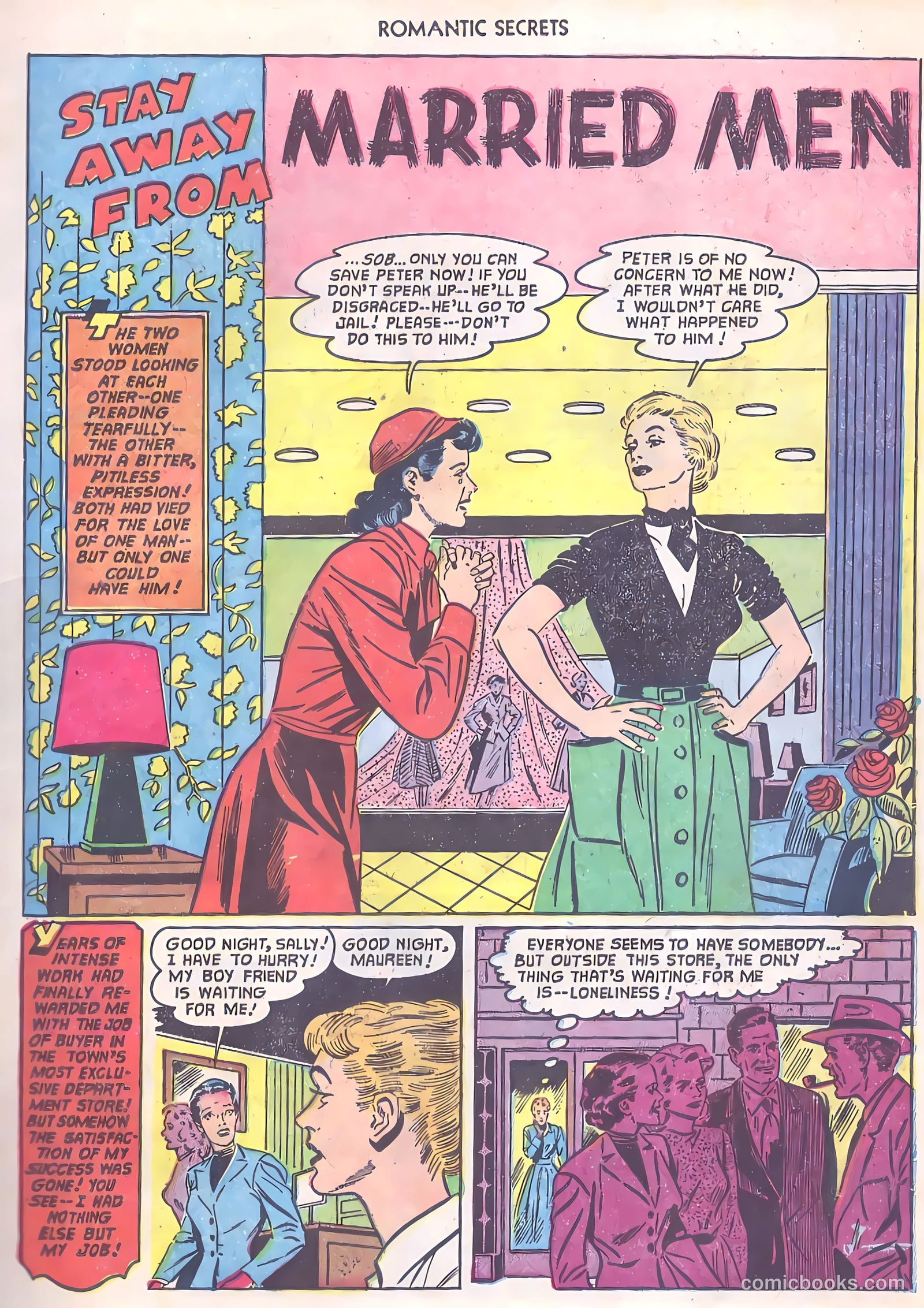Romantic Secrets #33 (1952) — page 15 of 36