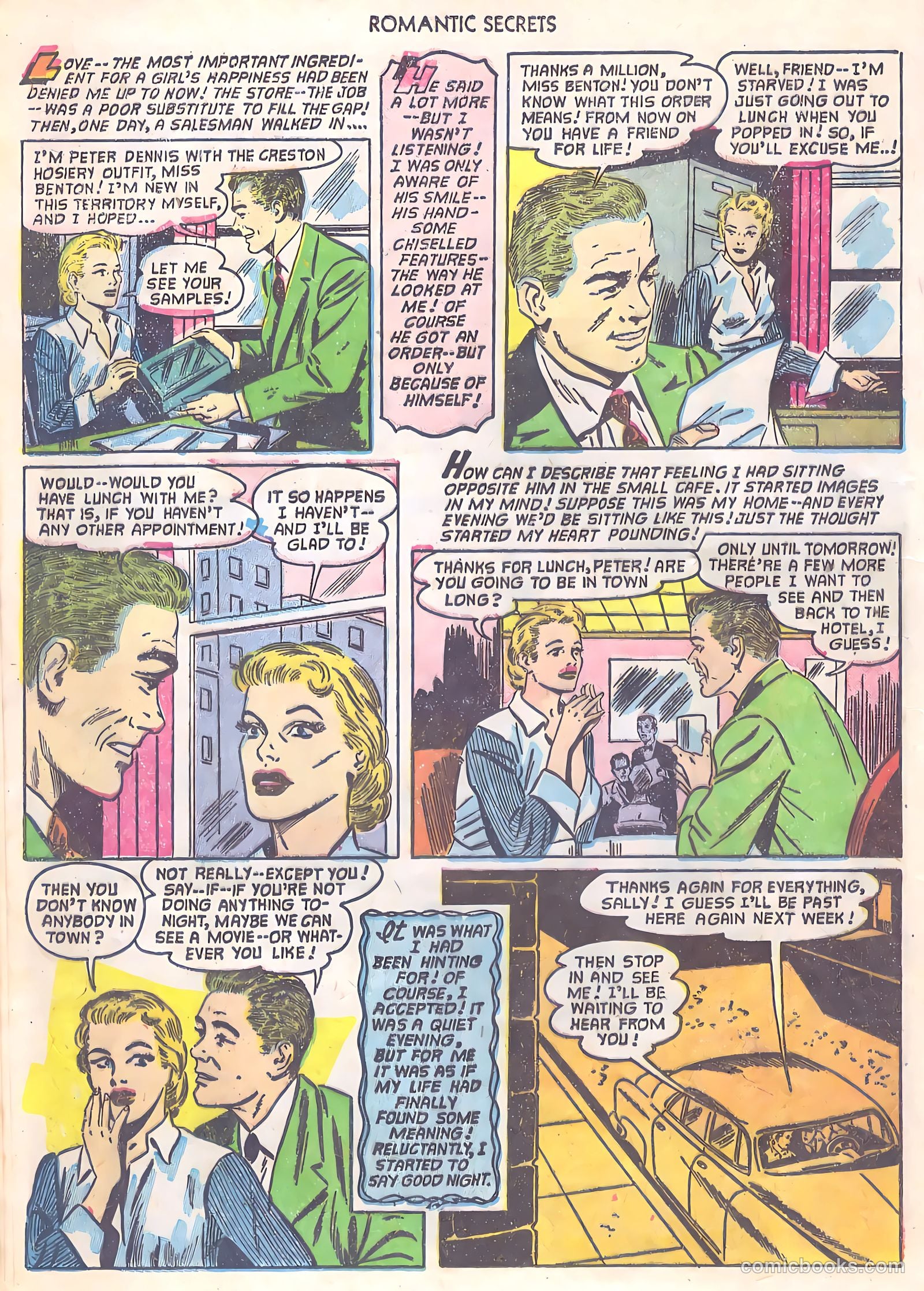 Romantic Secrets #33 (1961) — page 16 of 36