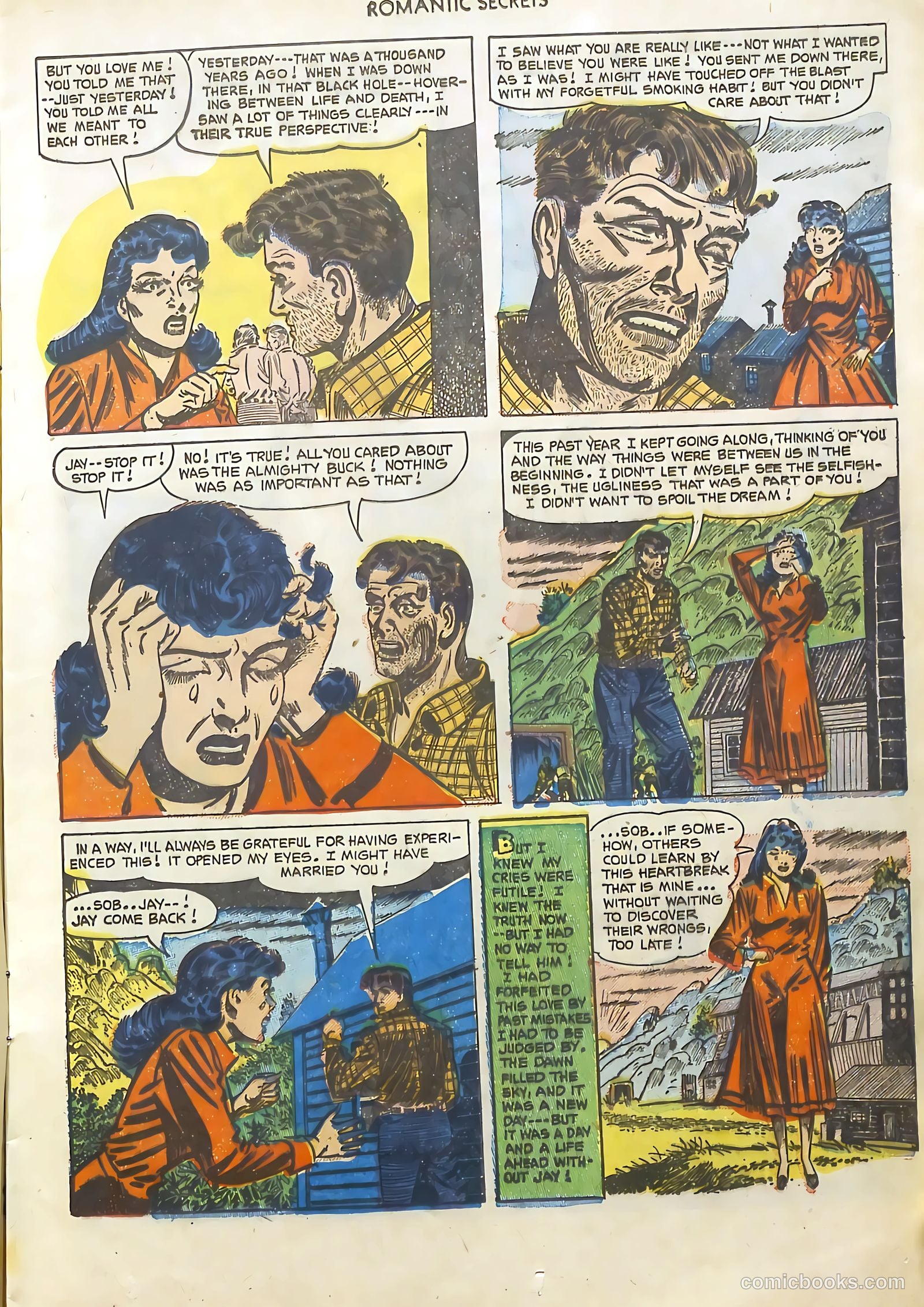 Romantic Secrets #34 (1952) — page 13 of 36