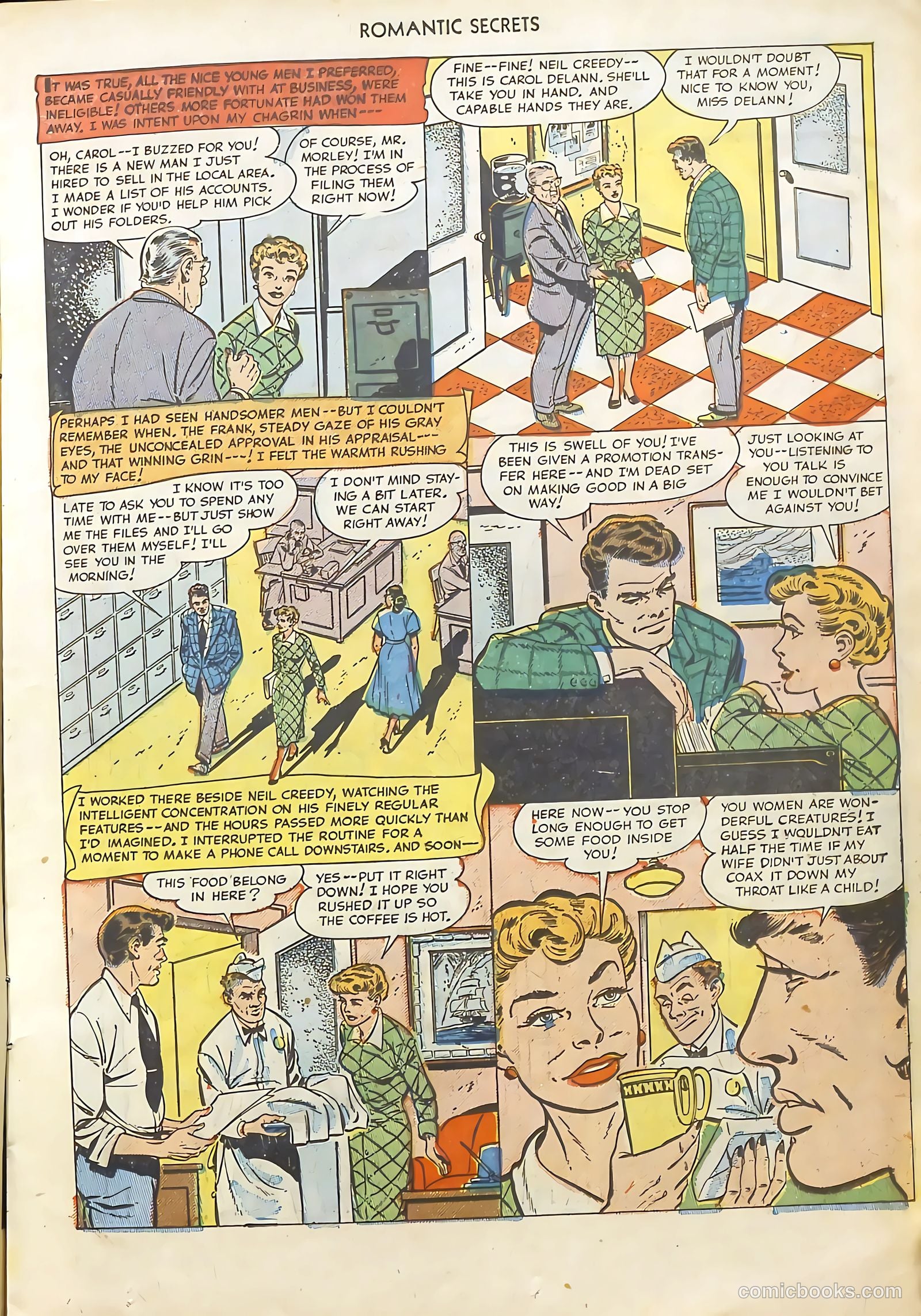 Romantic Secrets #34 (1952) — page 15 of 36