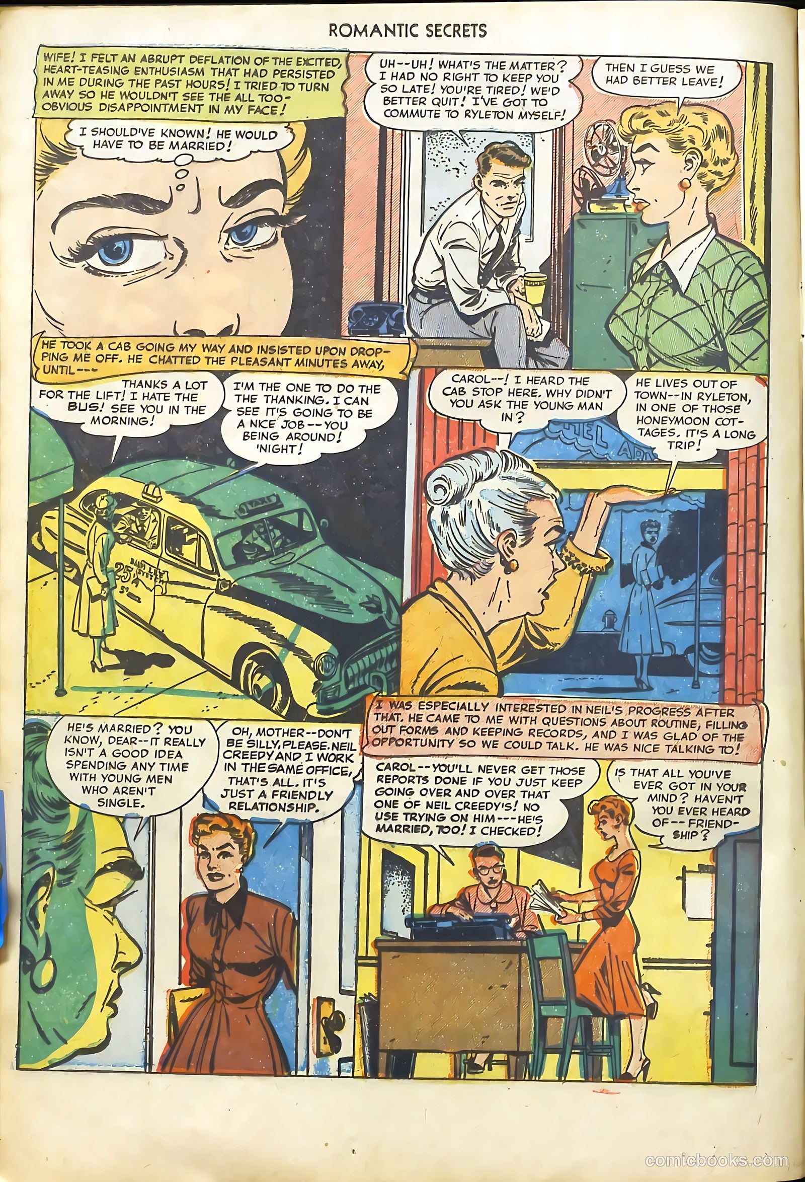 Romantic Secrets #34 (1952) — page 16 of 36