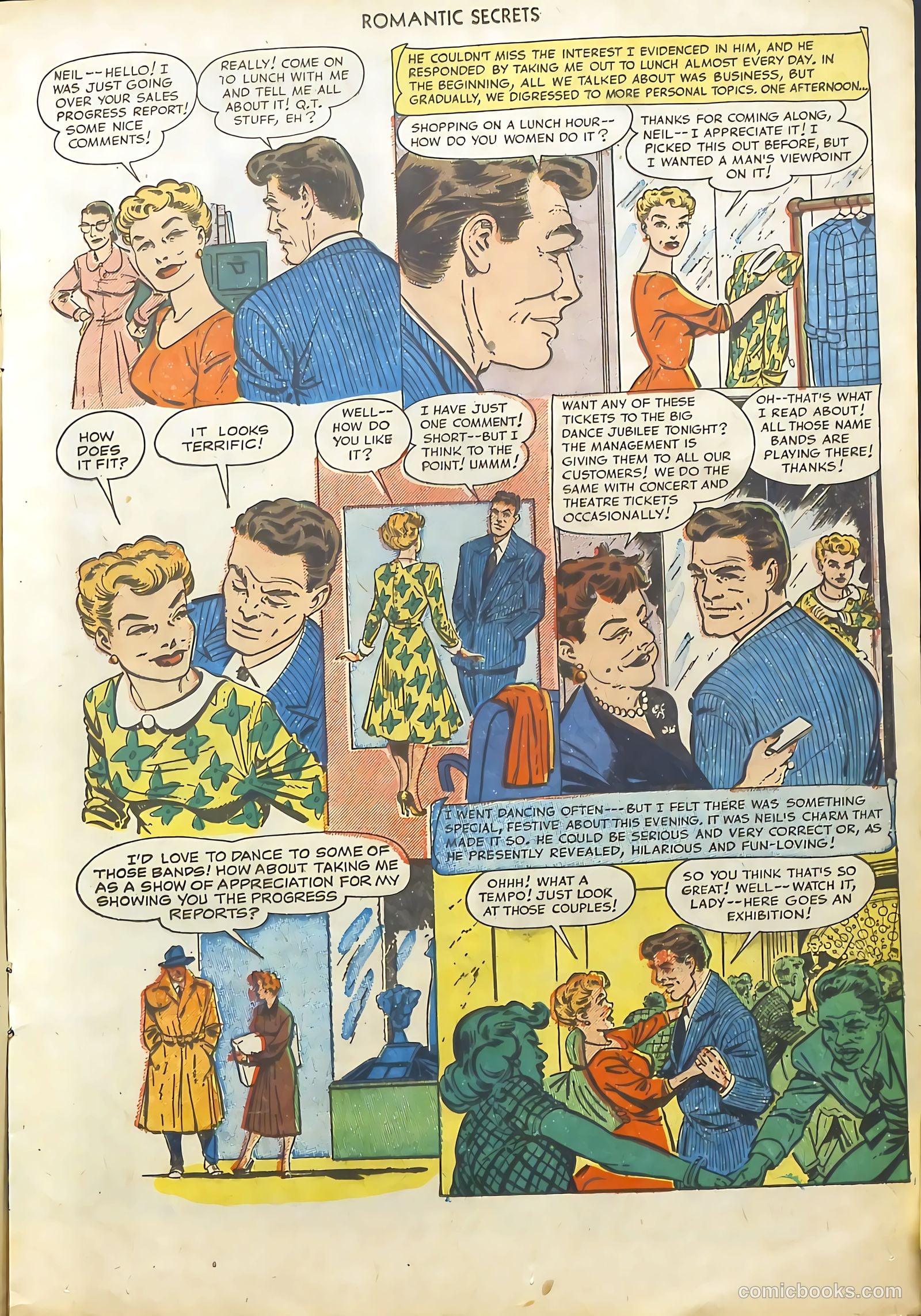 Romantic Secrets #34 (1952) — page 17 of 36