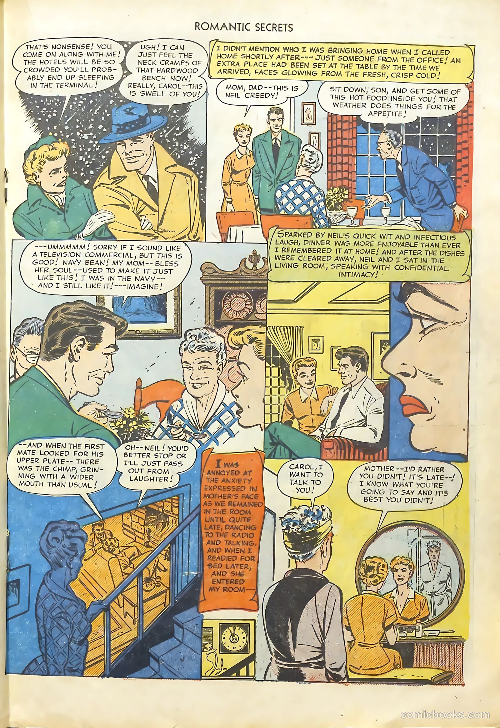 Romantic Secrets #34 (1952) — page 19 of 36
