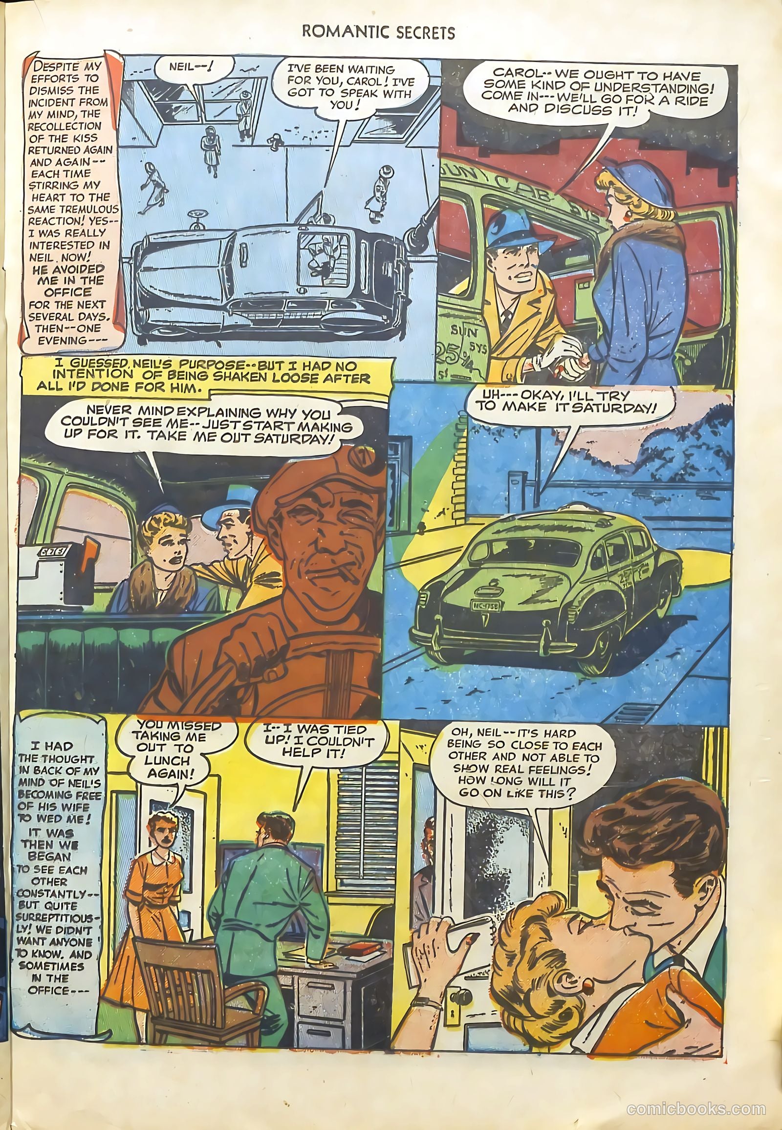 Romantic Secrets #34 (1952) — page 21 of 36