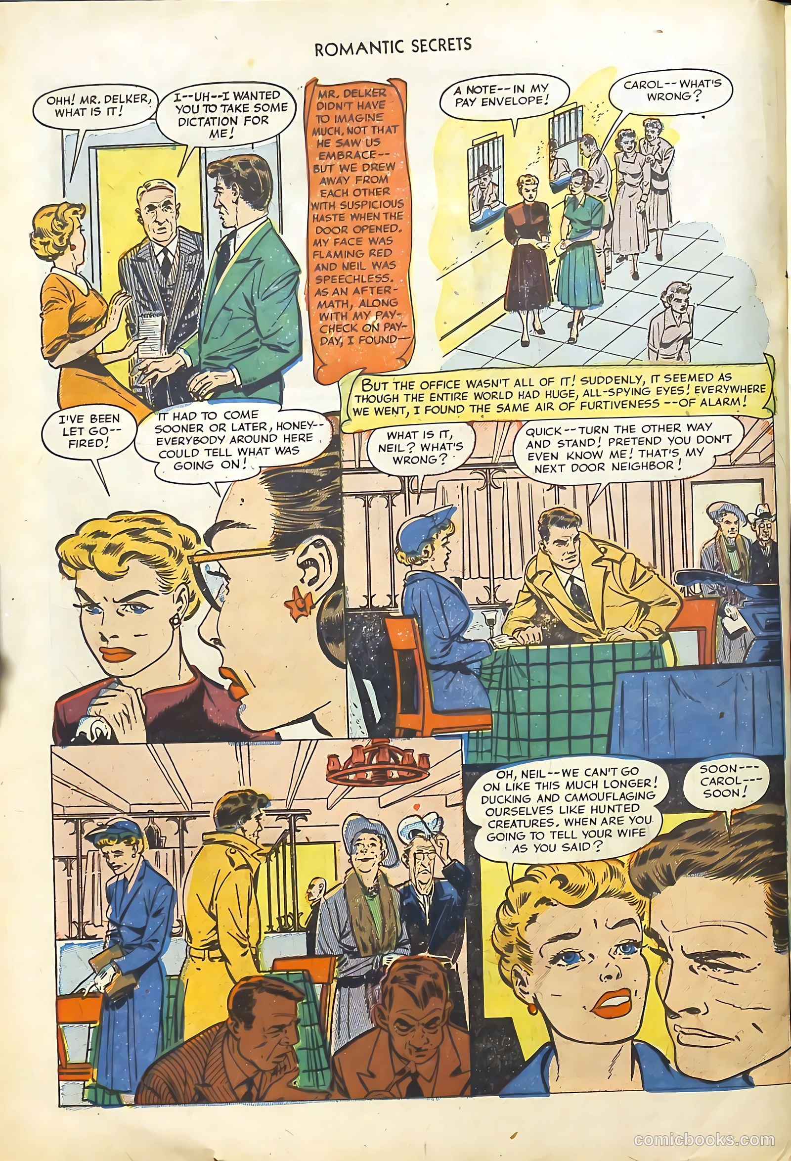 Romantic Secrets #34 (1952) — page 22 of 36