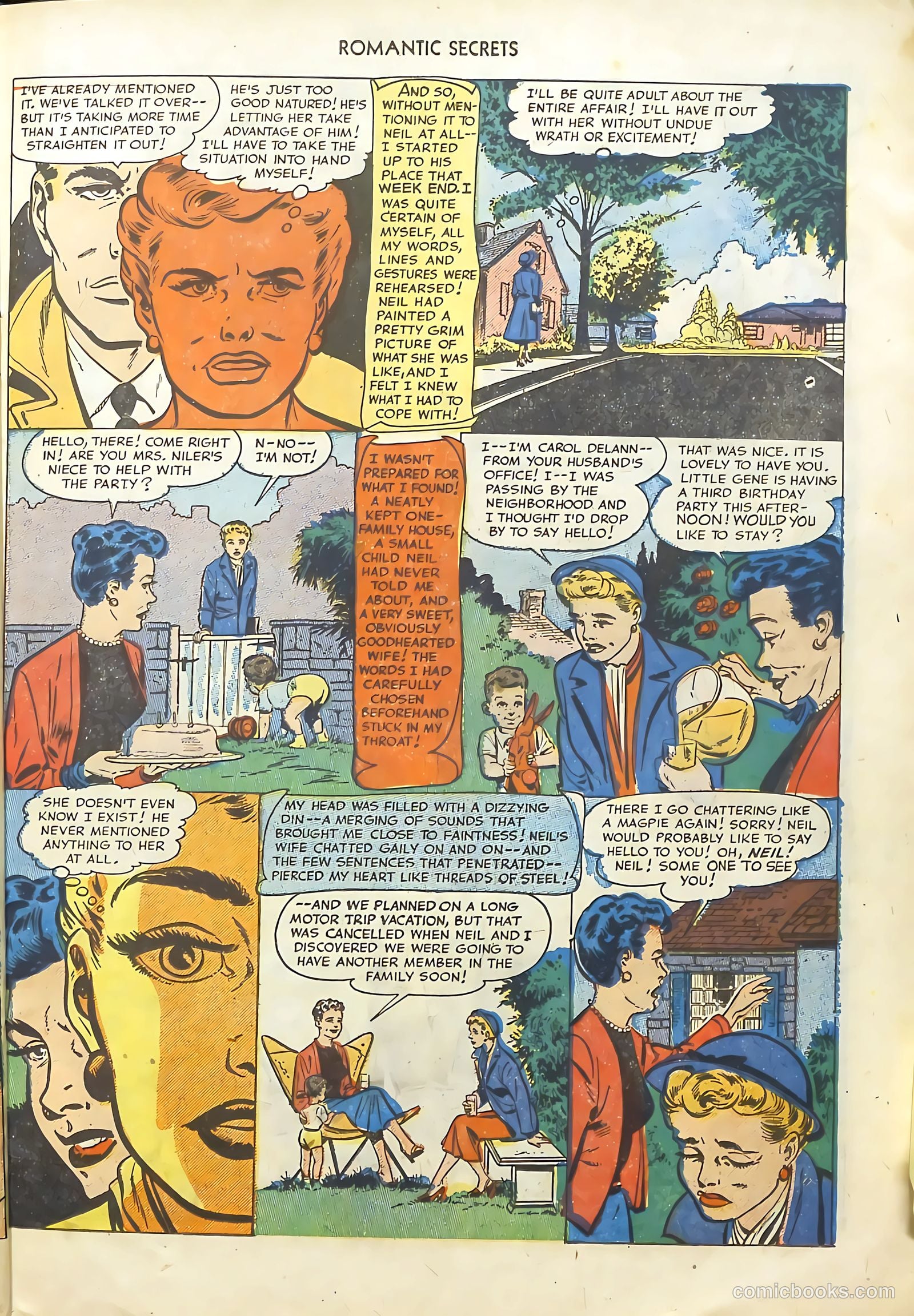 Romantic Secrets #34 (1952) — page 23 of 36