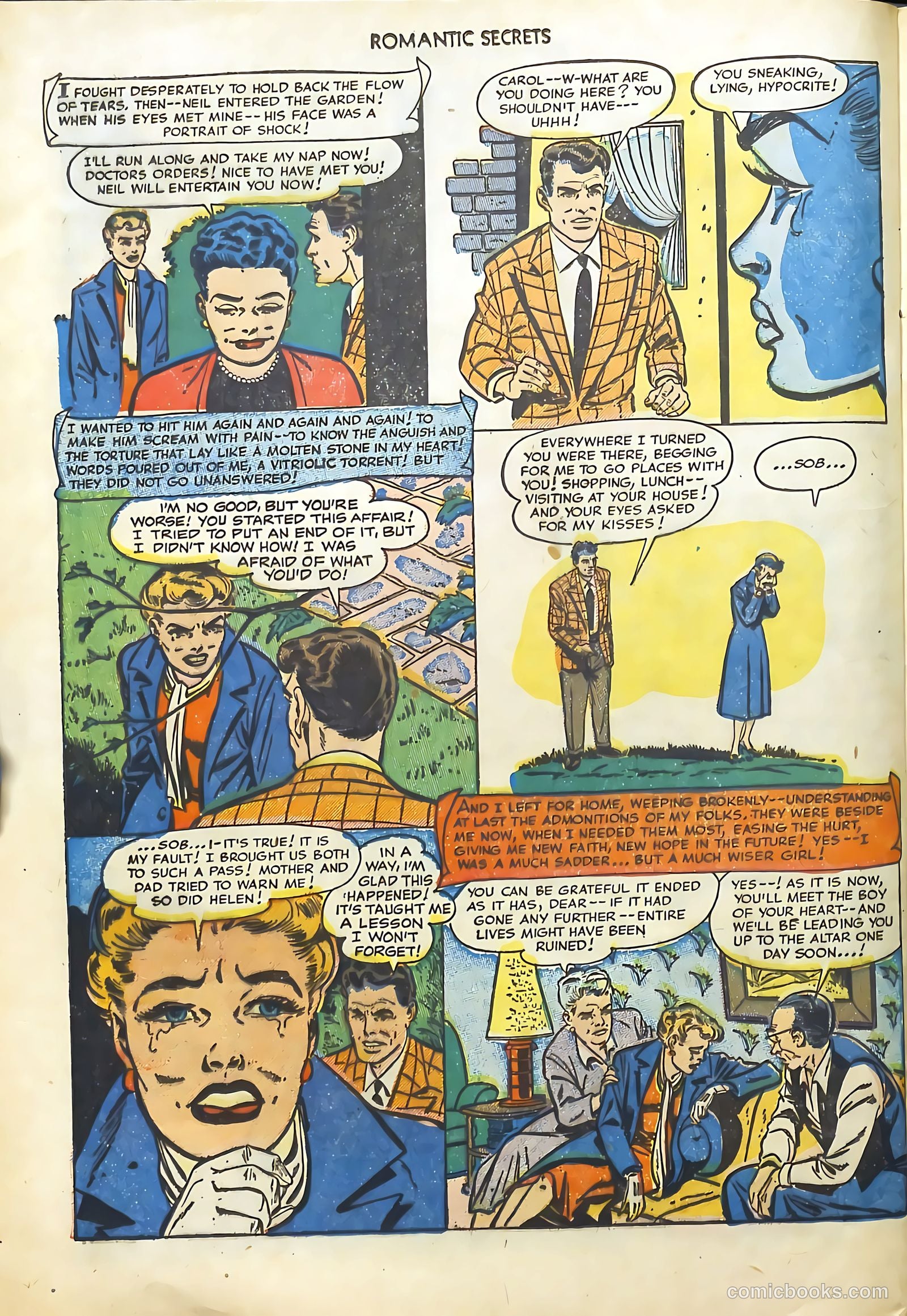 Romantic Secrets #34 (1952) — page 24 of 36