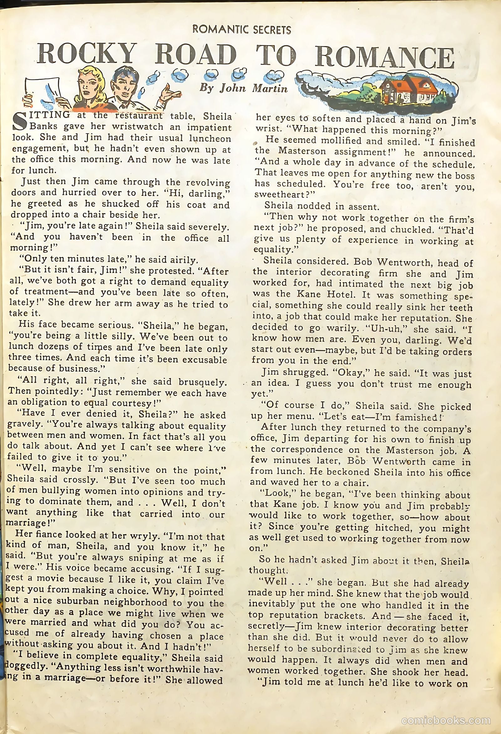 Romantic Secrets #34 (1952) — page 25 of 36