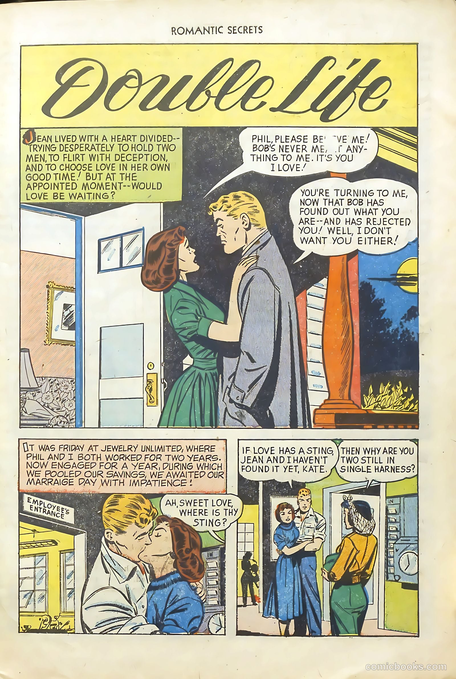 Romantic Secrets #34 (1952) — page 27 of 36