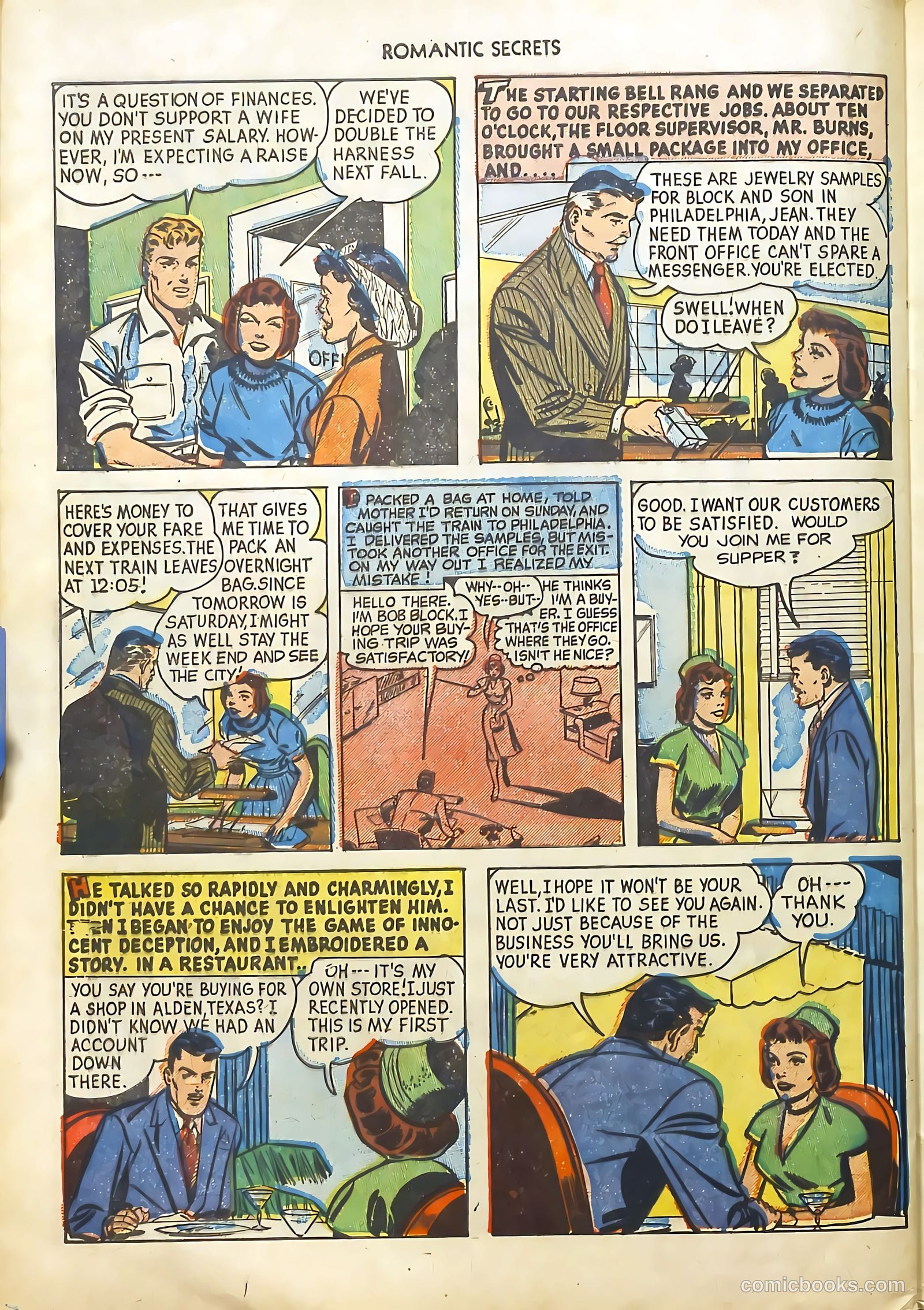 Romantic Secrets #34 (1952) — page 28 of 36