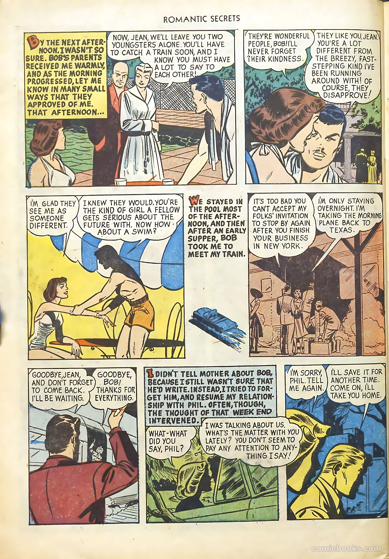 Romantic Secrets #34 (1952) — page 30 of 36