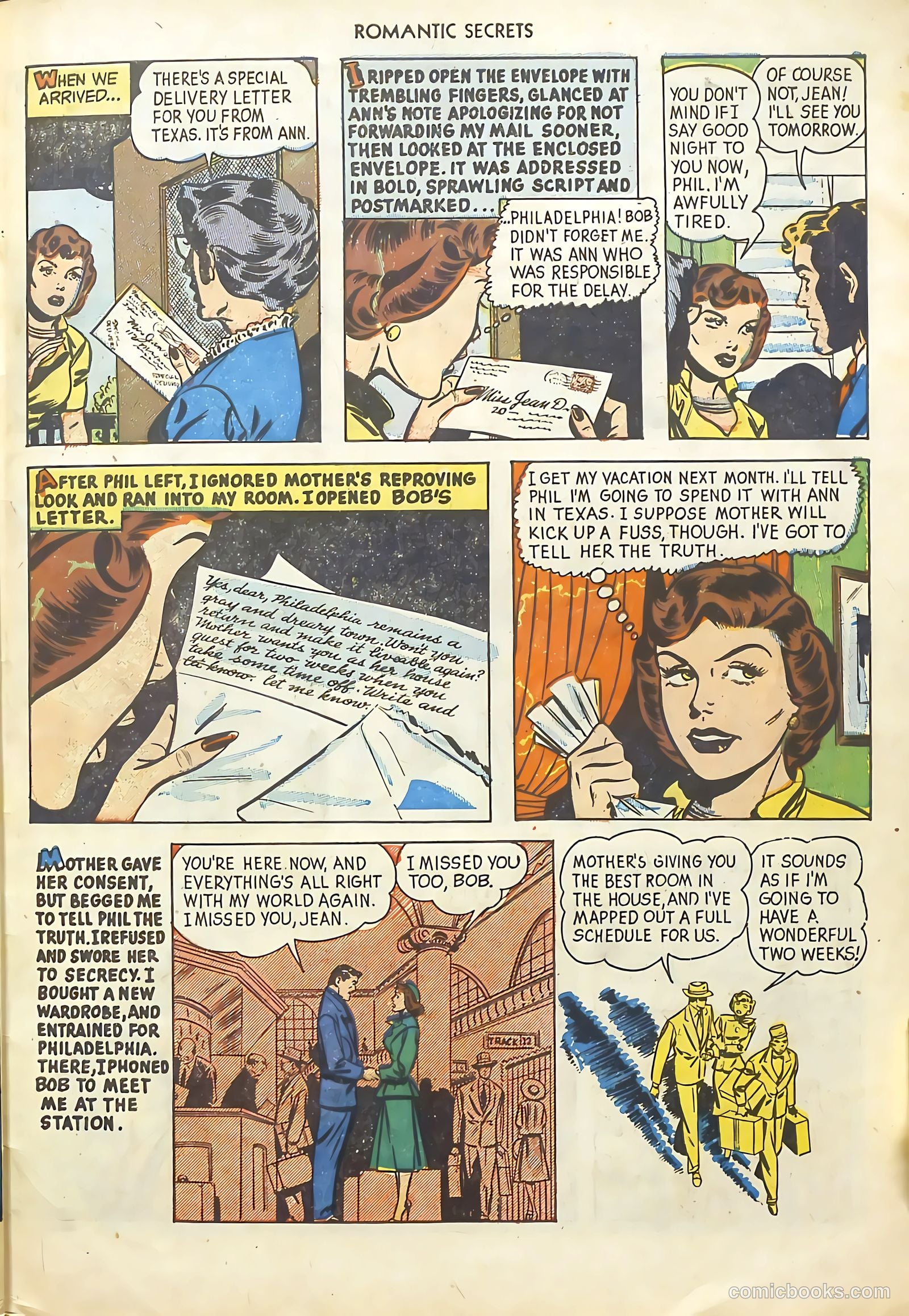 Romantic Secrets #34 (1952) — page 31 of 36