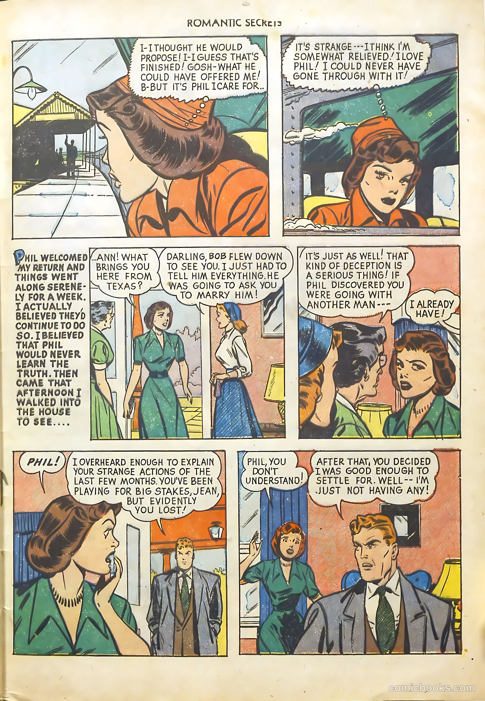 Romantic Secrets #34 (1952) — page 33 of 36