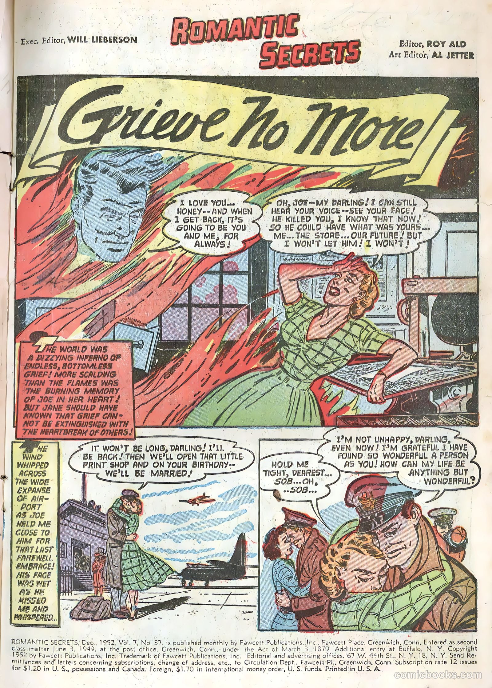 Romantic Secrets #37 (1952) — page 3 of 36