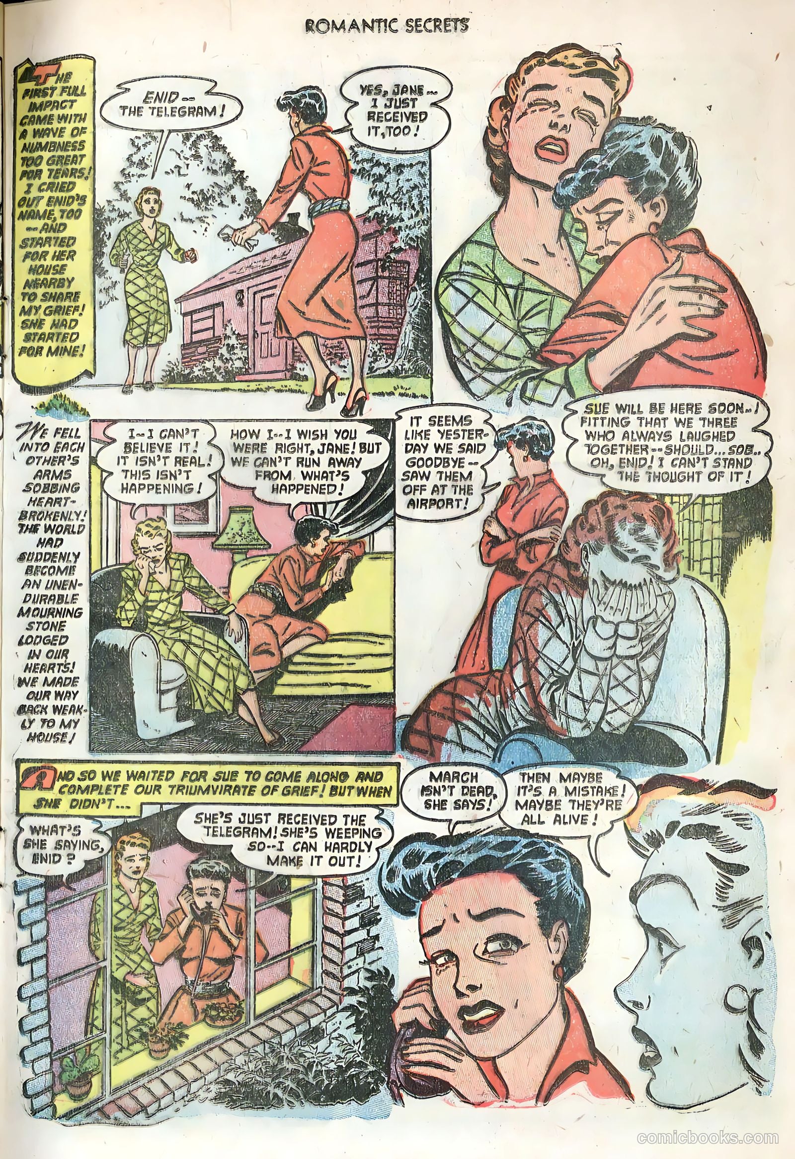 Romantic Secrets #37 (1952) — page 5 of 36