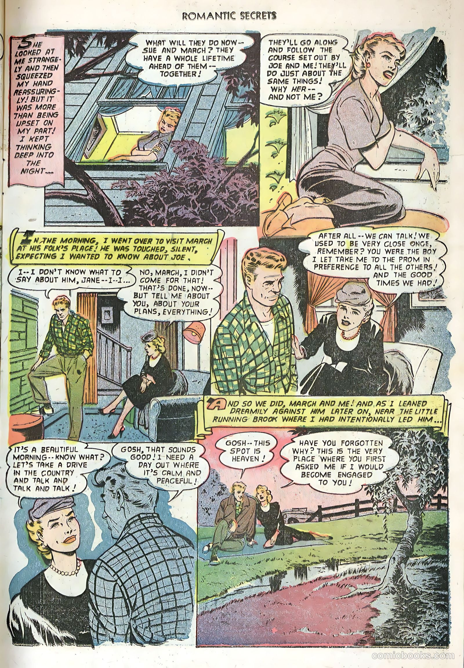 Romantic Secrets #37 (1952) — page 7 of 36
