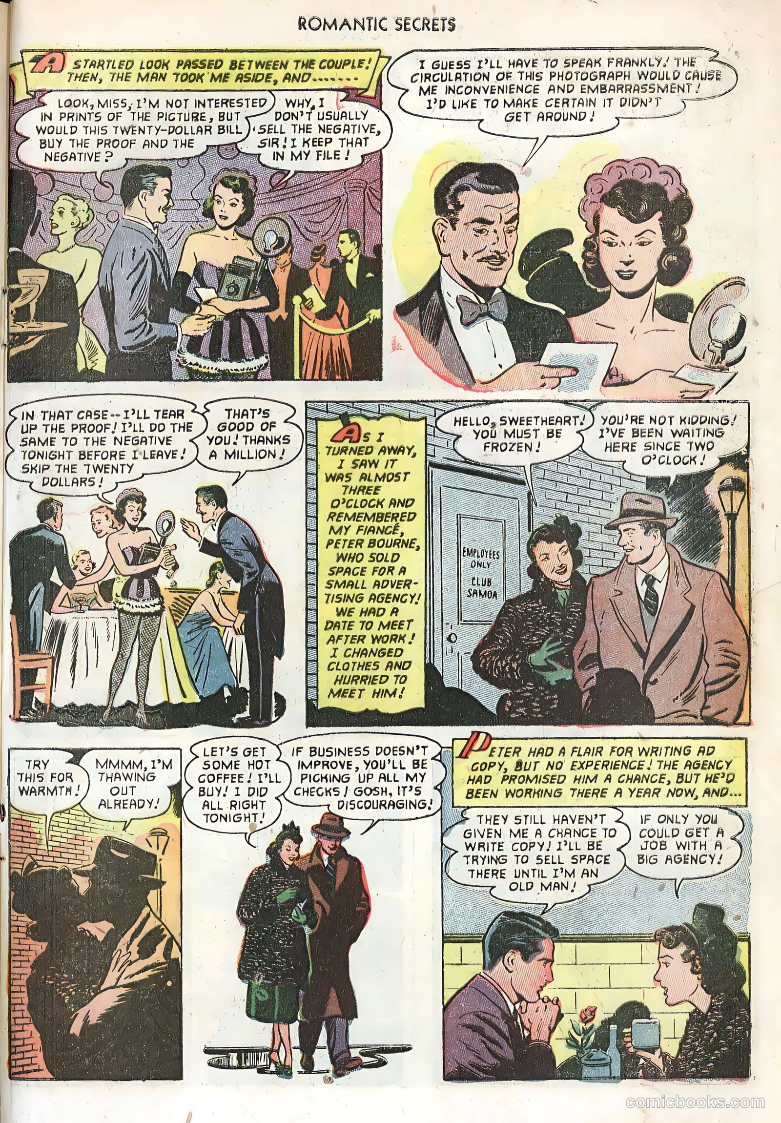 Romantic Secrets #37 (1952) — page 15 of 36