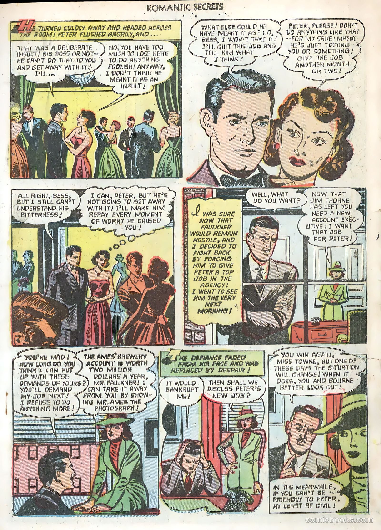 Romantic Secrets #37 (1952) — page 19 of 36