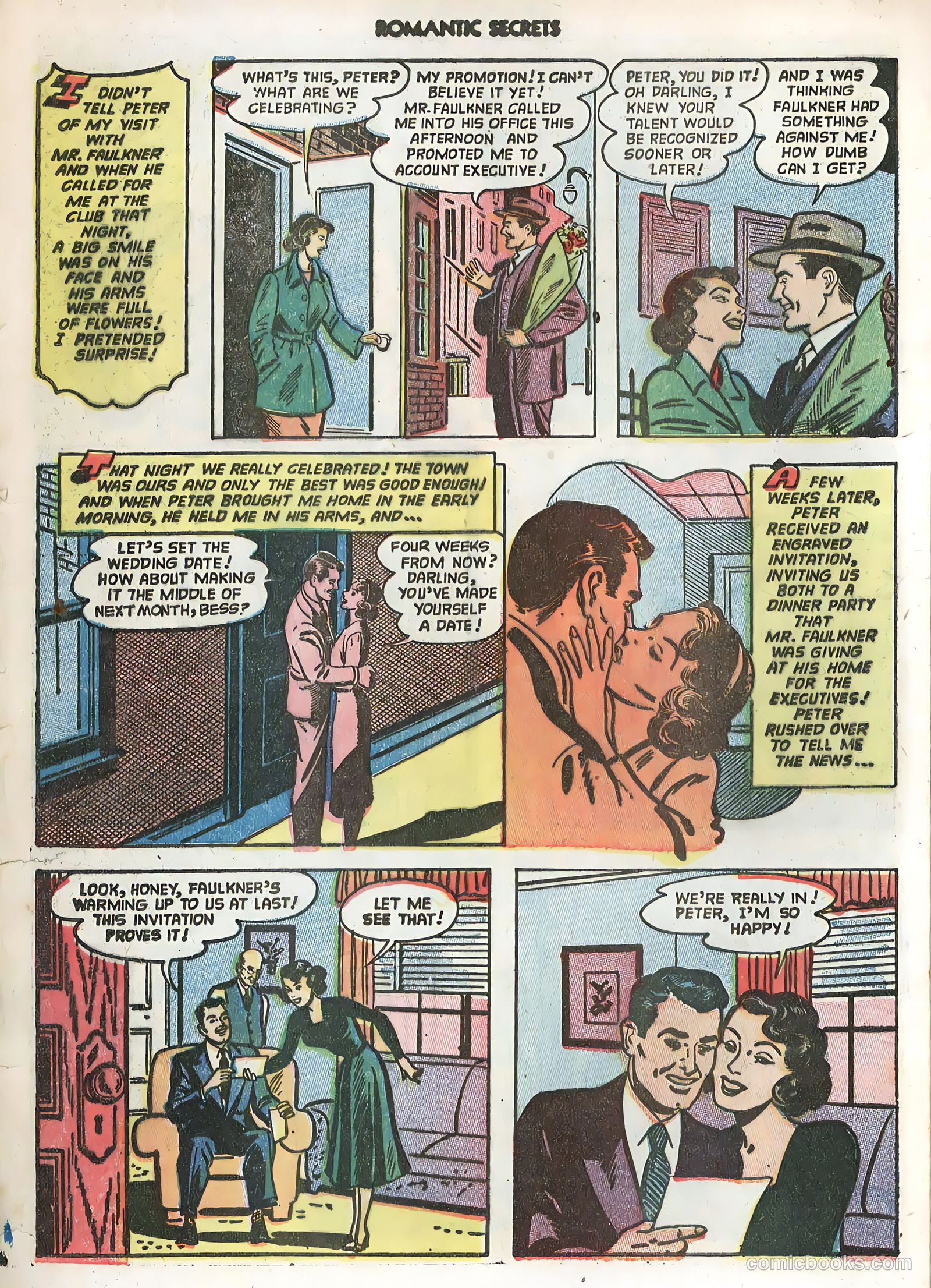 Romantic Secrets #37 (1952) — page 20 of 36