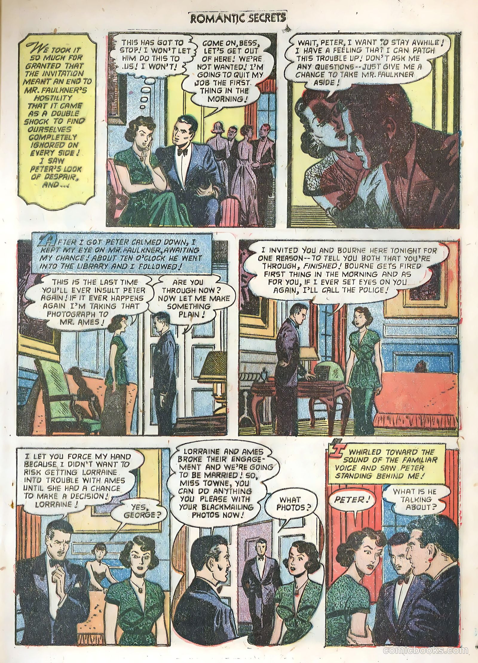 Romantic Secrets #37 (1952) — page 21 of 36