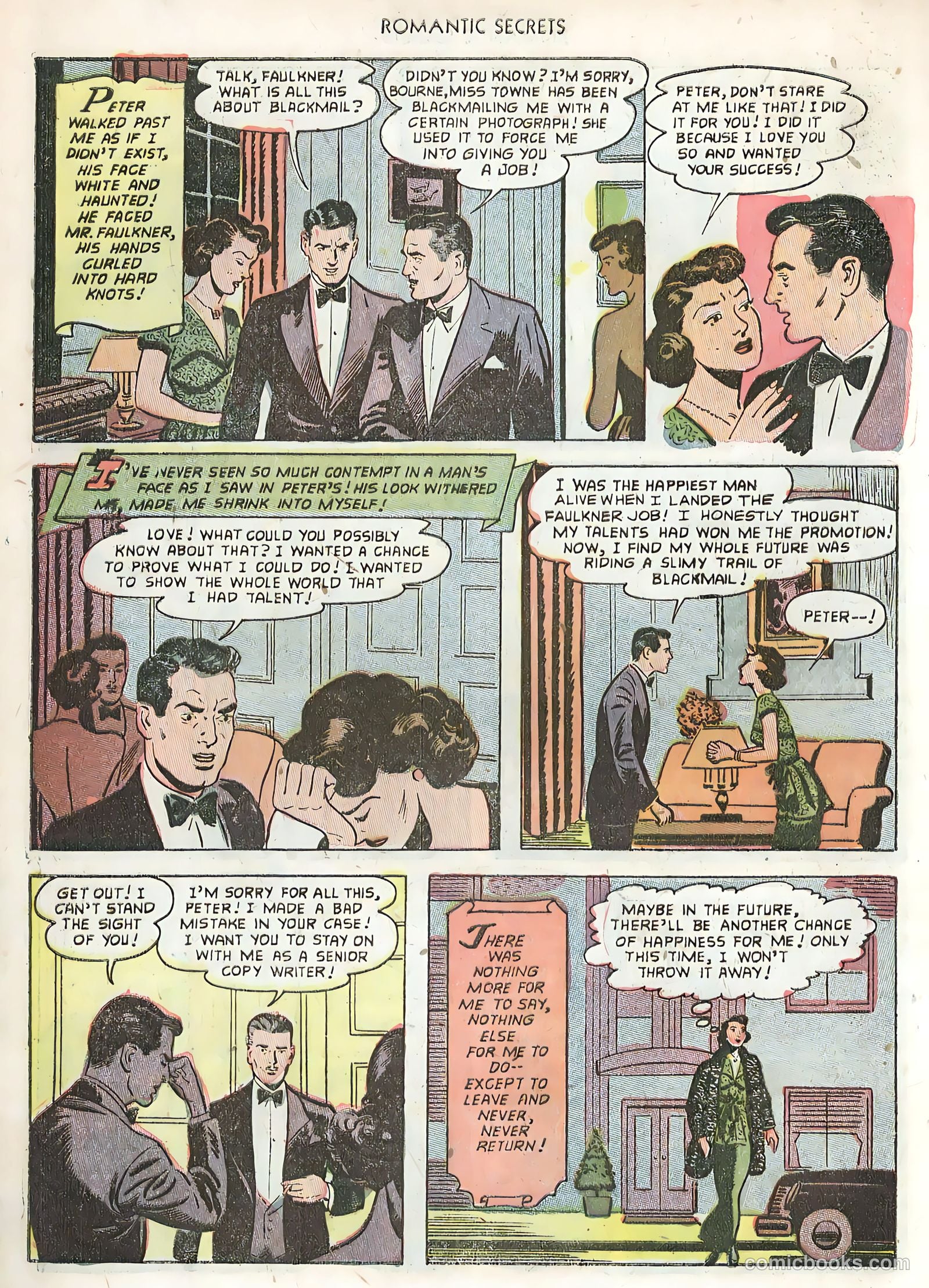 Romantic Secrets #37 (1952) — page 22 of 36
