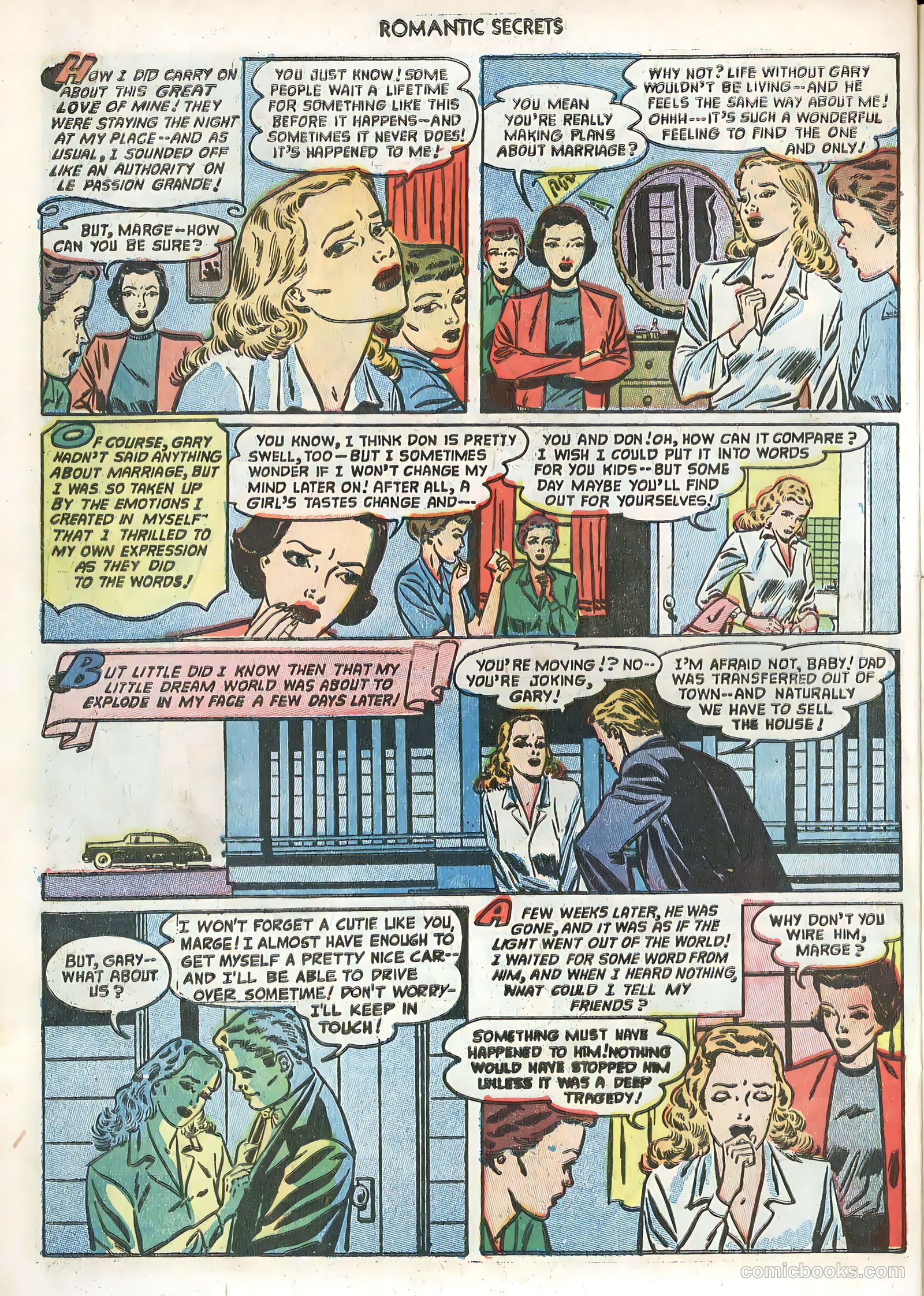 Romantic Secrets #37 (1952) — page 26 of 36