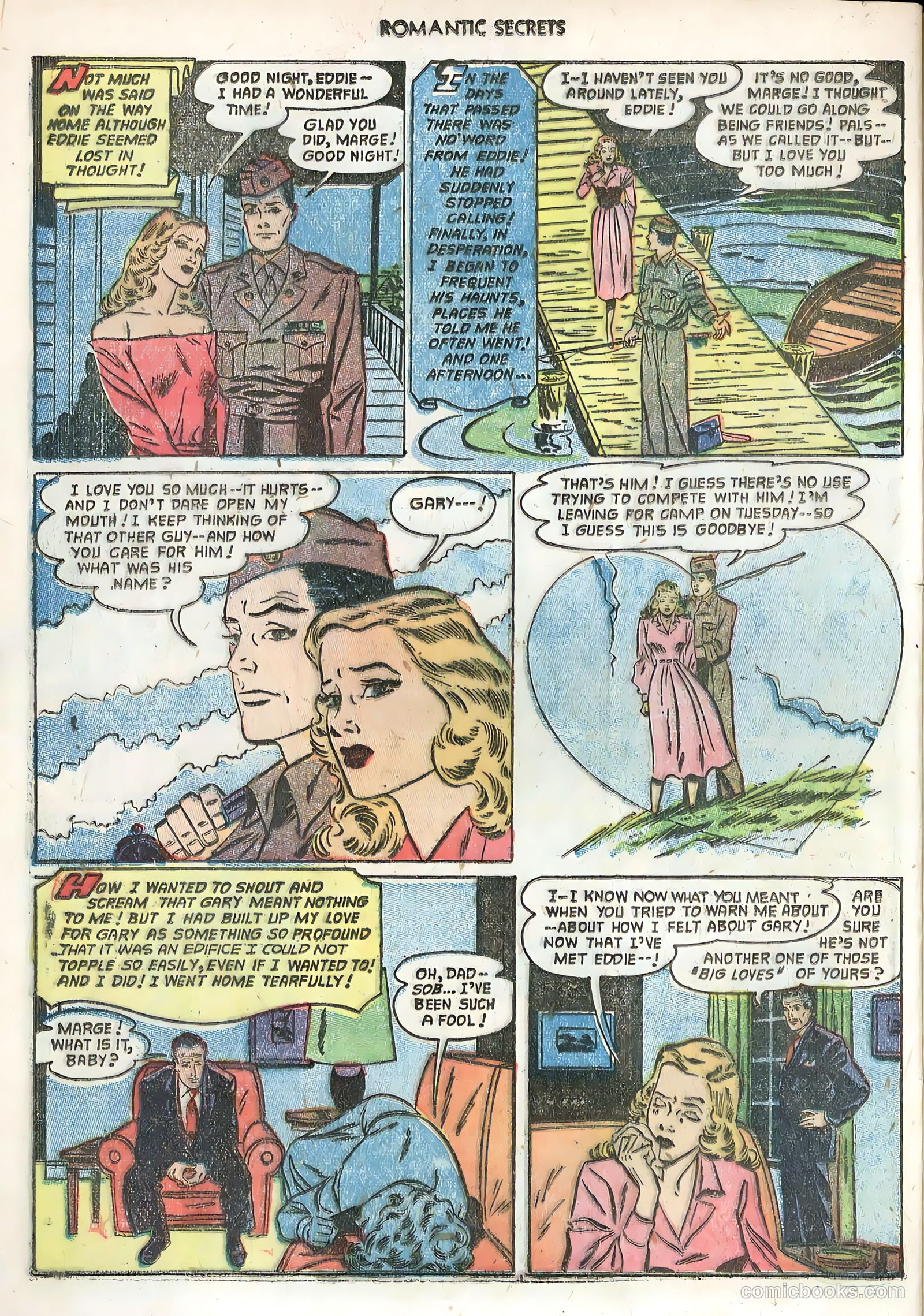 Romantic Secrets #37 (1952) — page 32 of 36