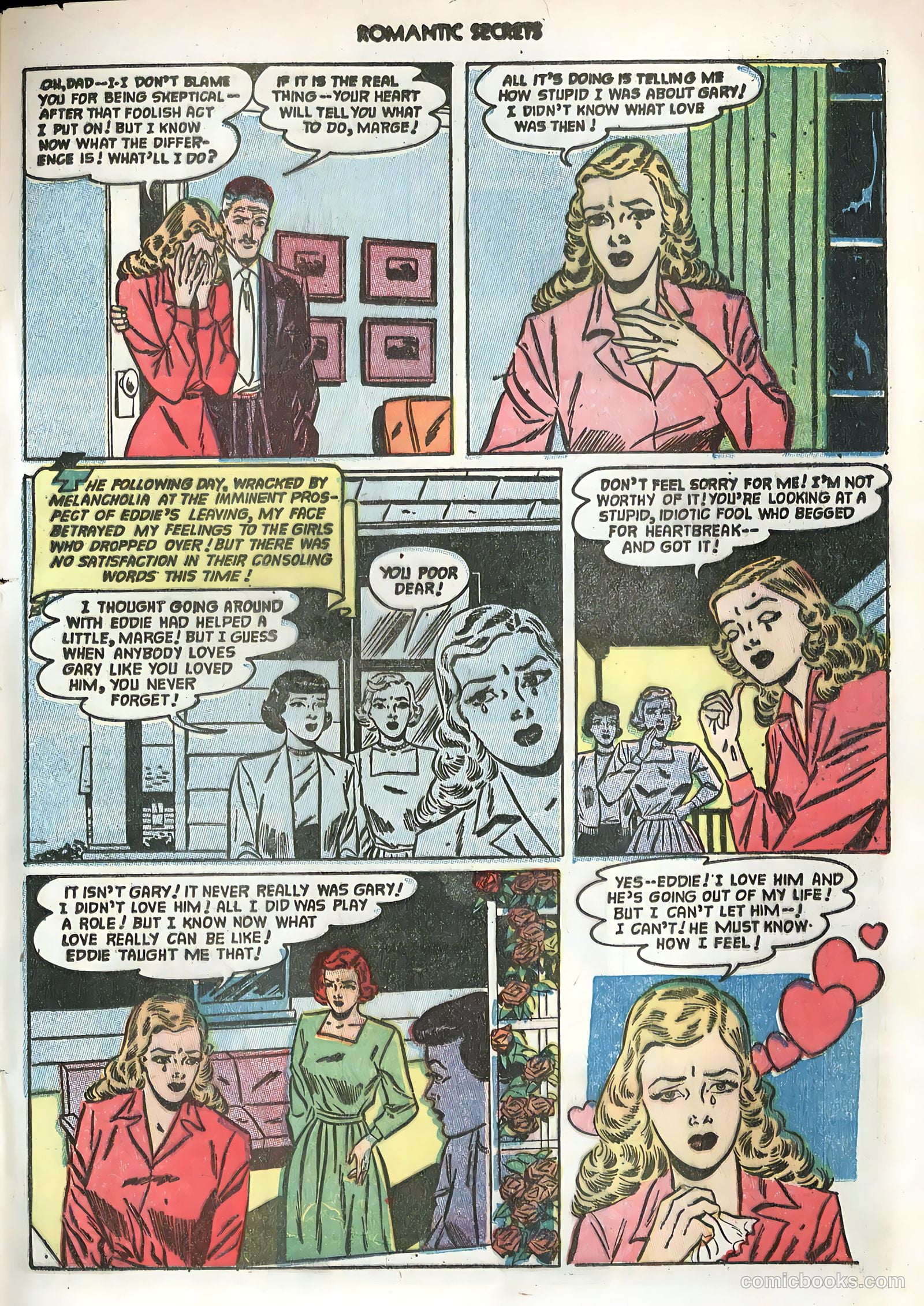 Romantic Secrets #37 (1952) — page 33 of 36