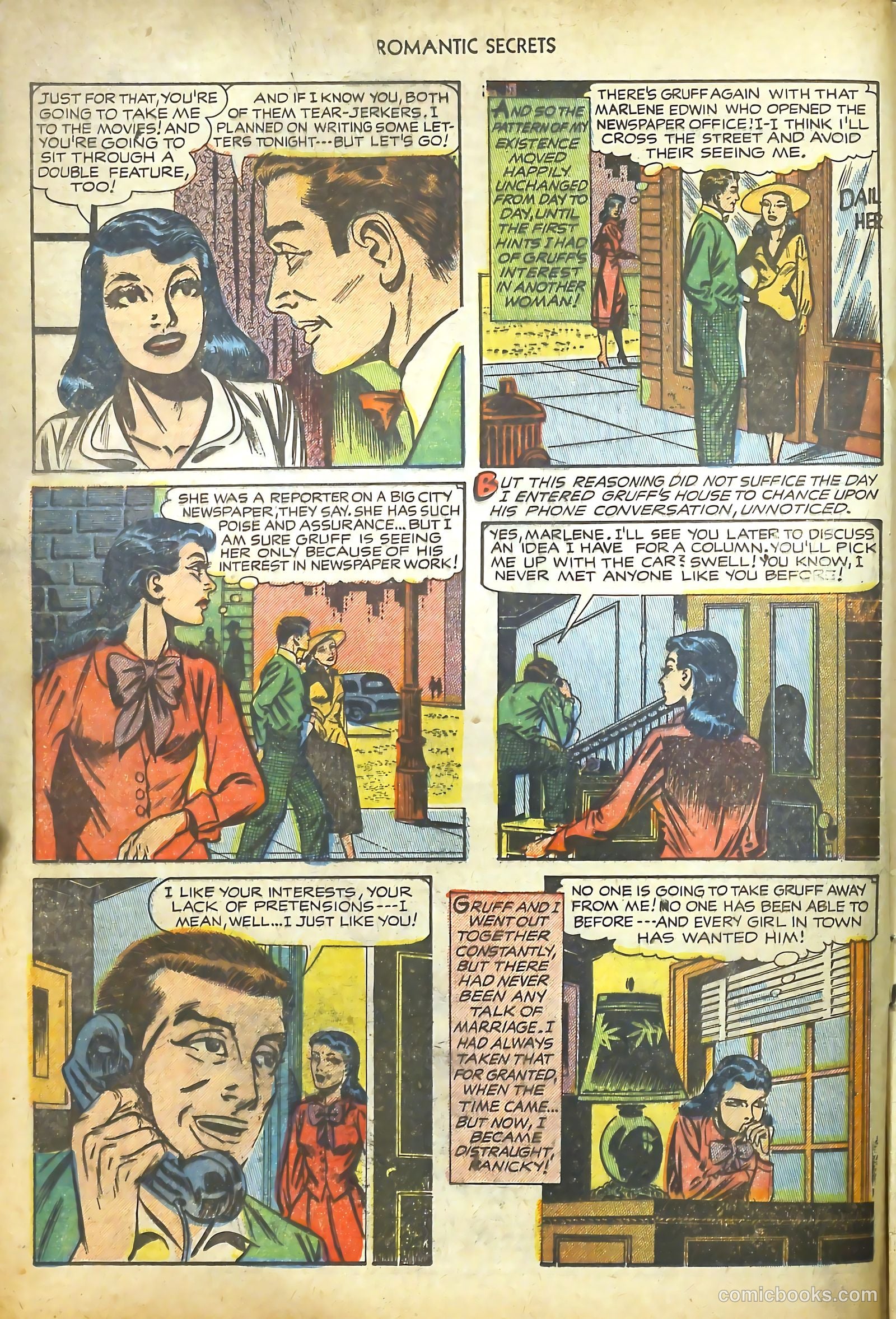 Romantic Secrets #38 (1953) — page 4 of 36