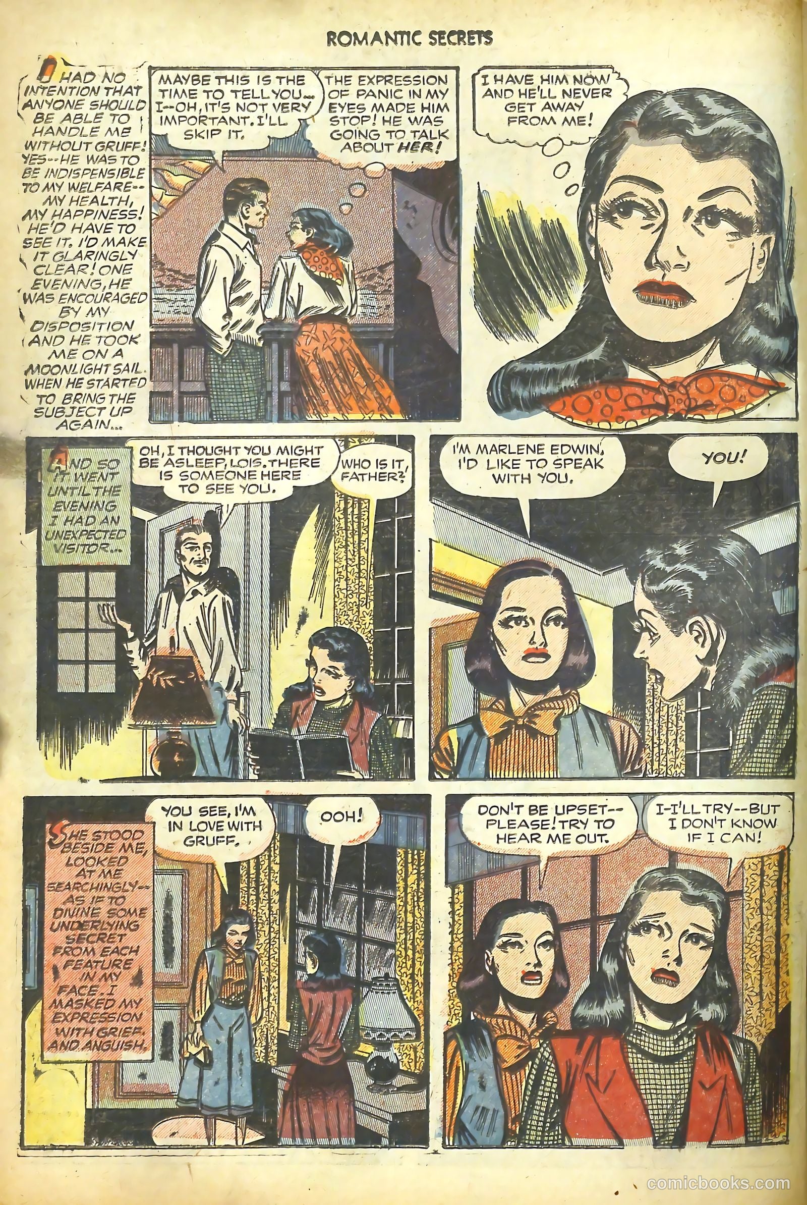 Romantic Secrets #38 (1953) — page 10 of 36