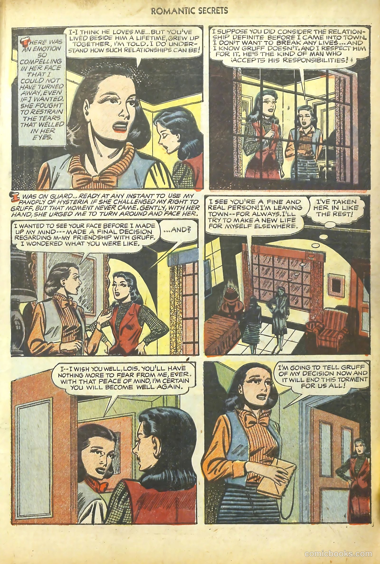 Romantic Secrets #38 (1953) — page 11 of 36