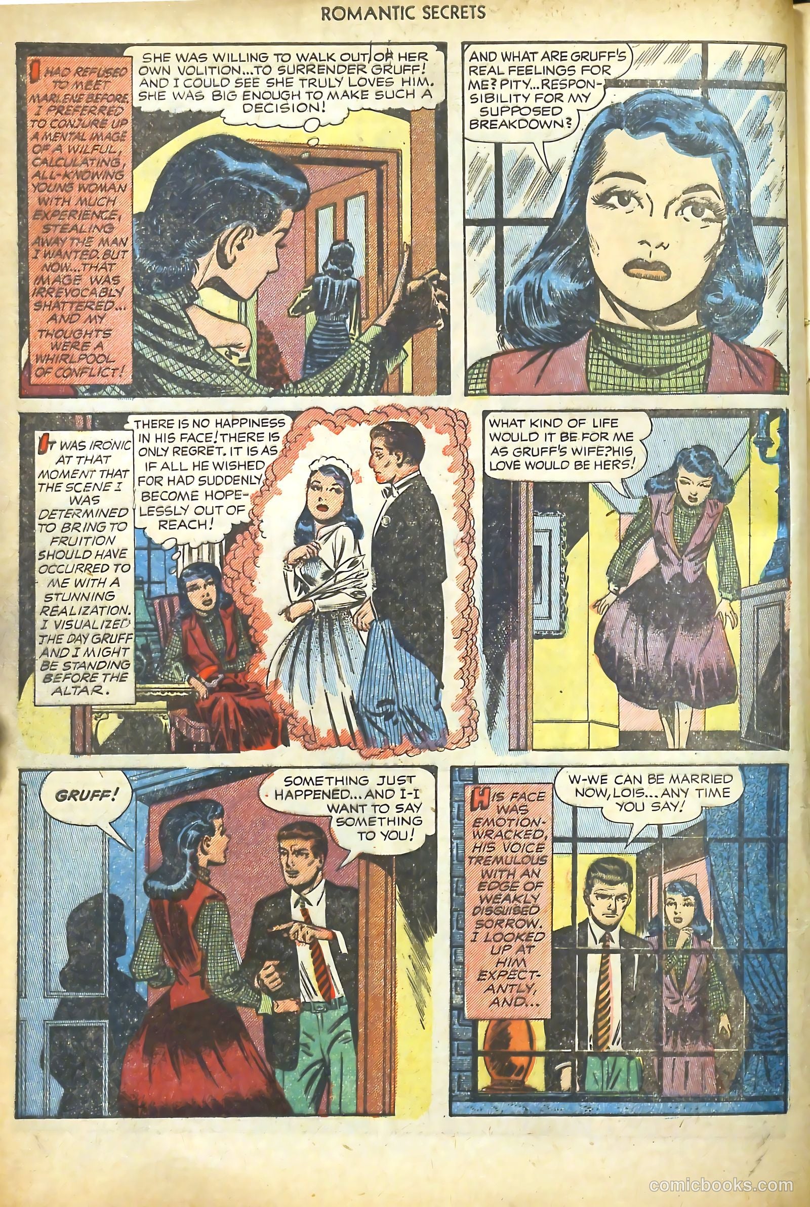 Romantic Secrets #38 (1953) — page 12 of 36