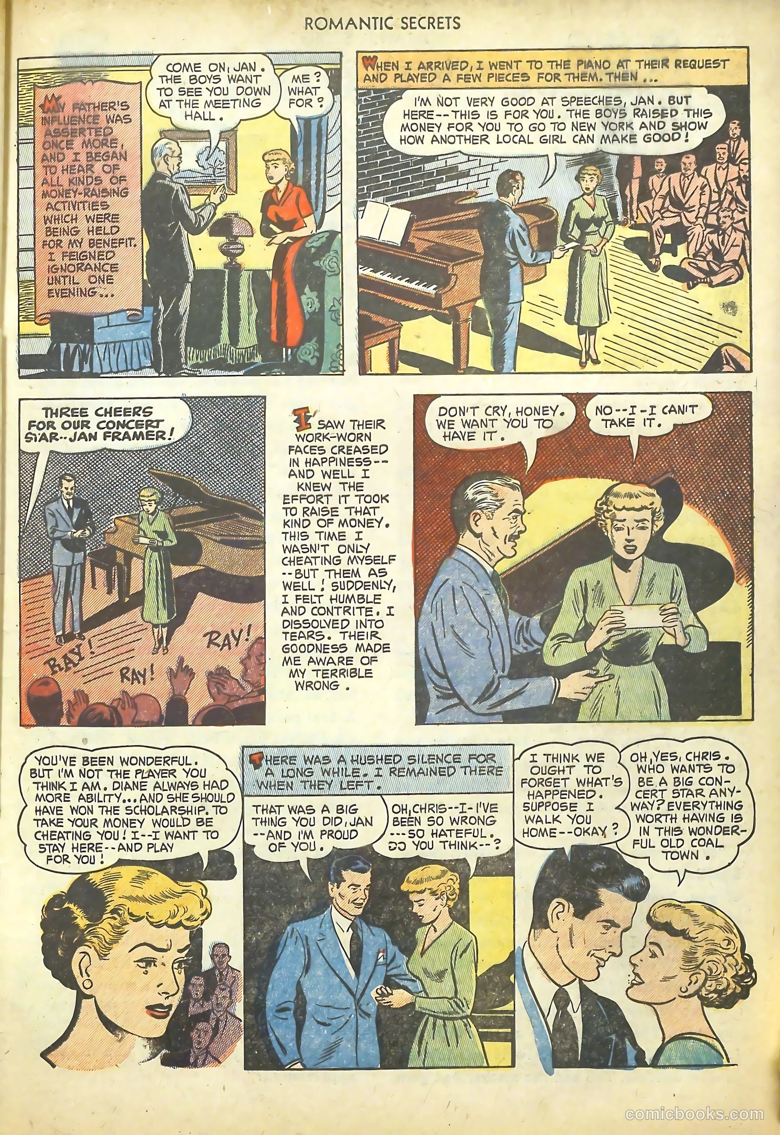 Romantic Secrets #38 (1953) — page 23 of 36