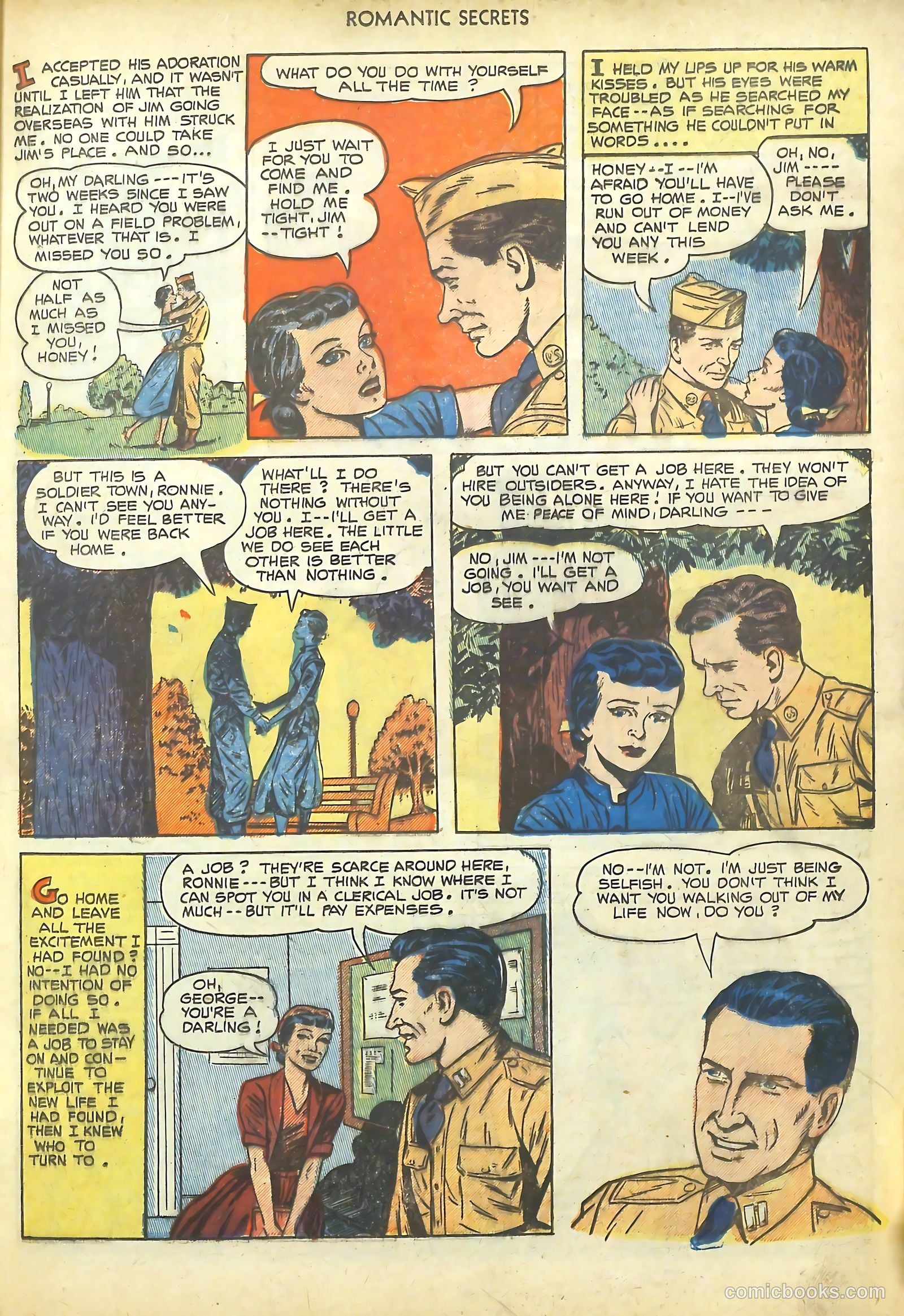 Romantic Secrets #38 (1953) — page 31 of 36