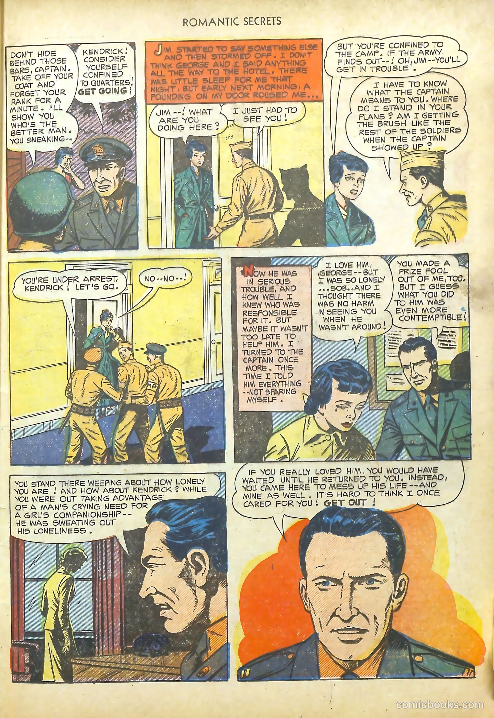 Romantic Secrets #38 (1953) — page 33 of 36